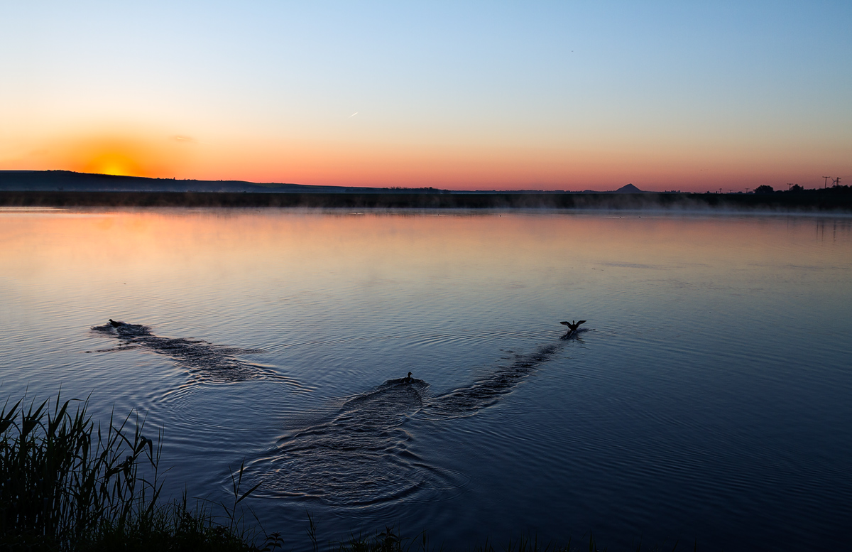 Time to start - a summer sunrise