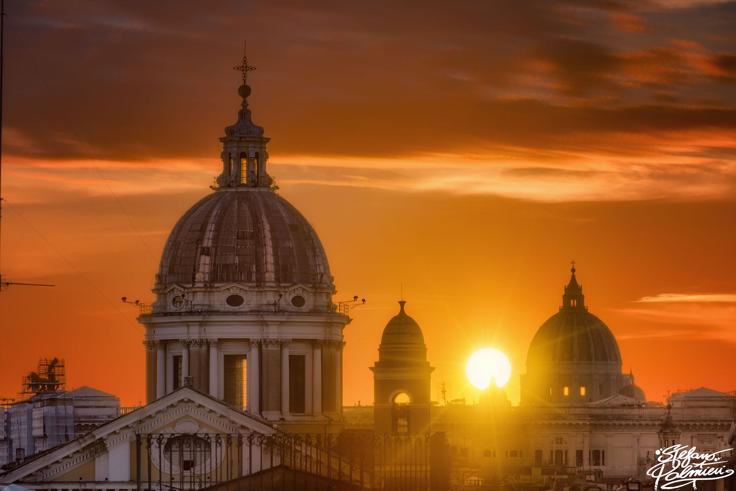 Sunset from Trinità dei Monti