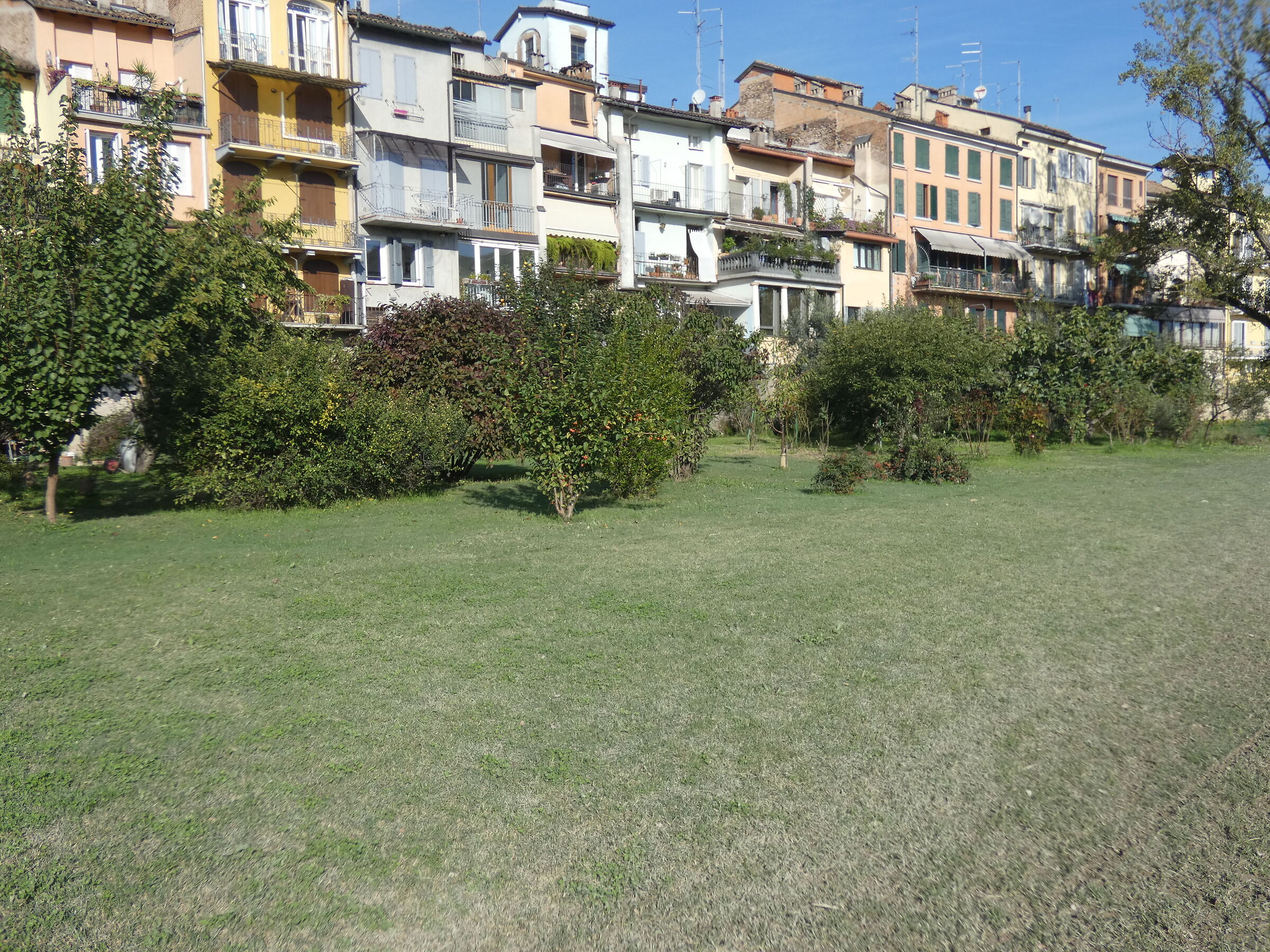 Paessaggio sul greto del Parma