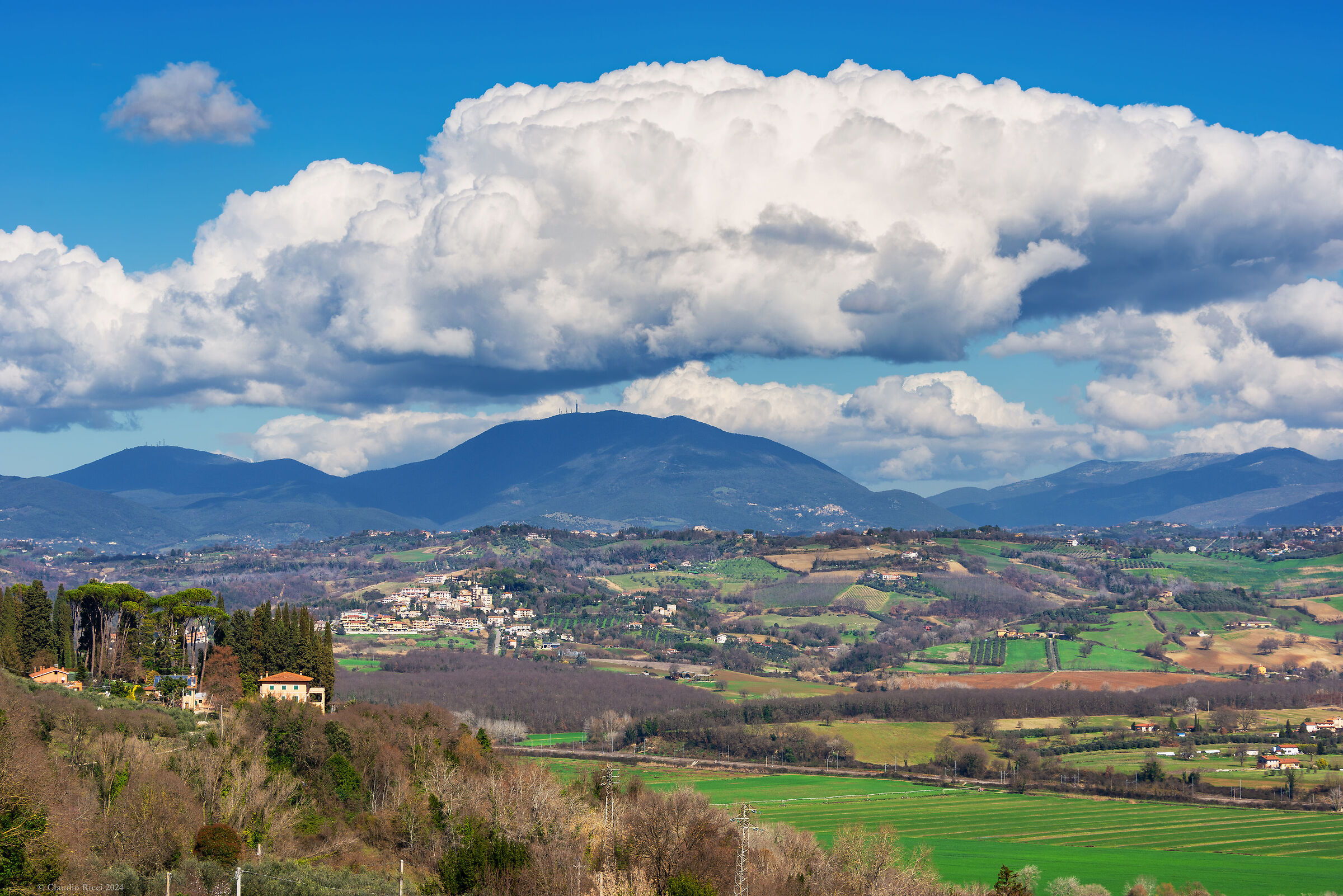 Cartolina dalla Valle del Tevere