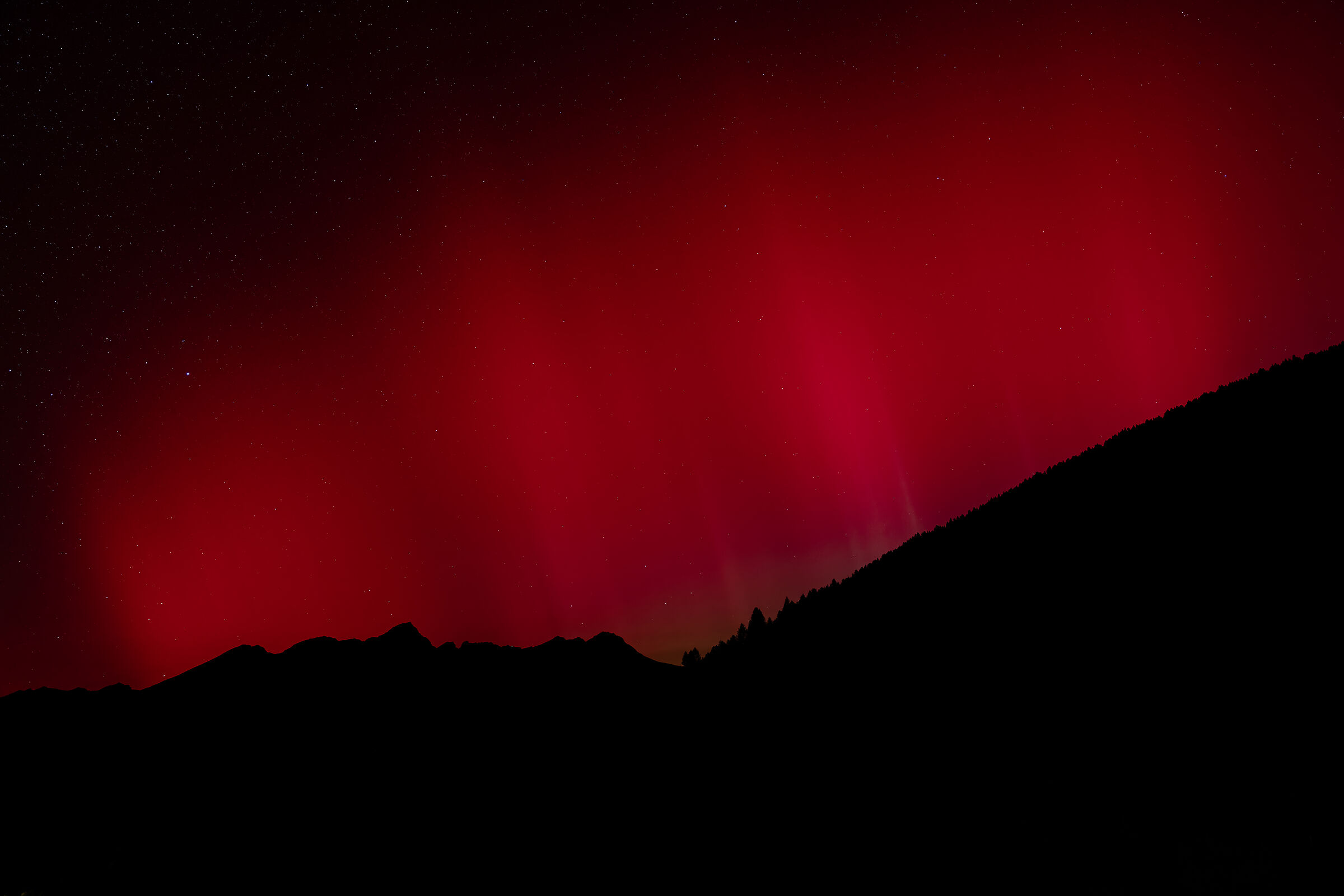 Aurora on Mount Chersogno