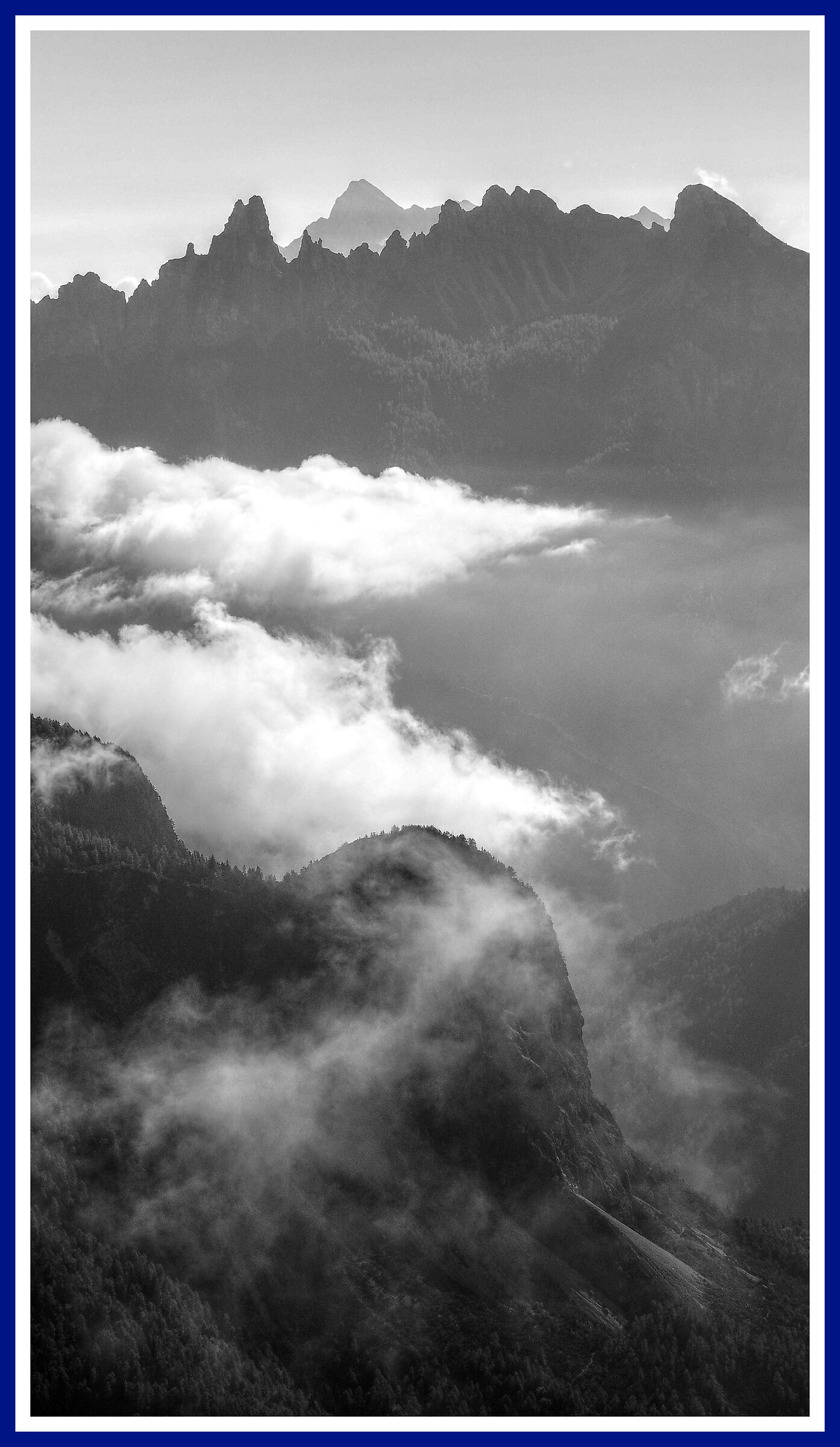Above the valley
