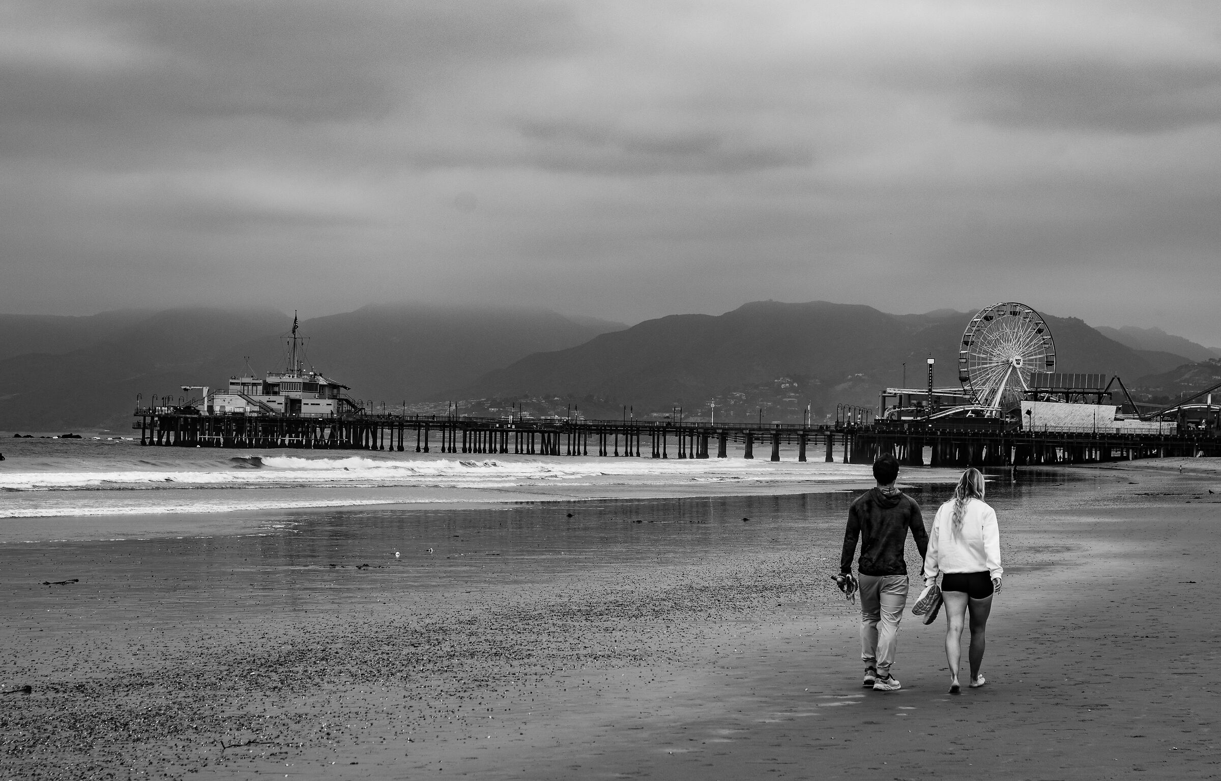 Gloomy morning in Santa Monica