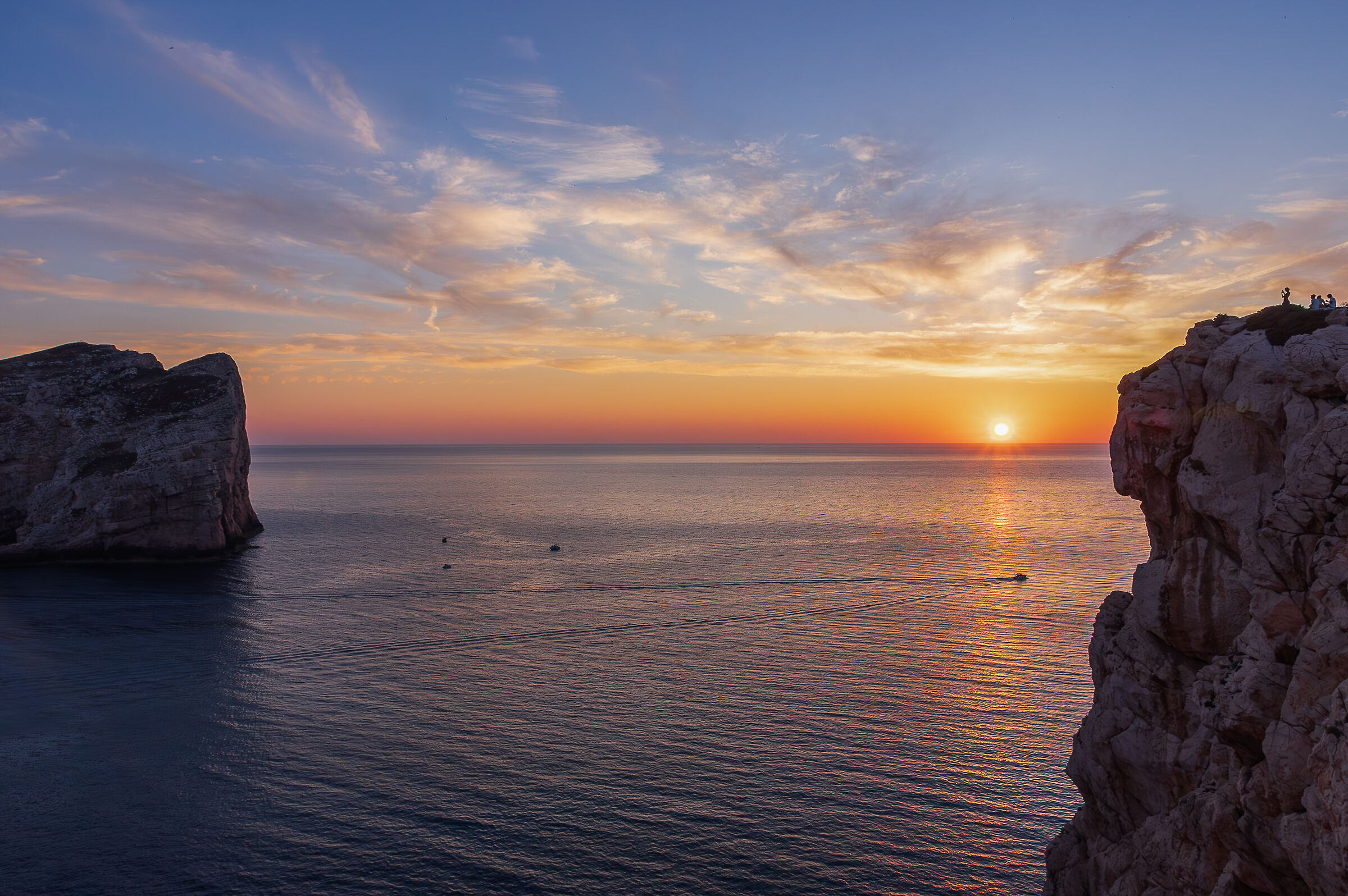 Punti di osservazione al tramonto