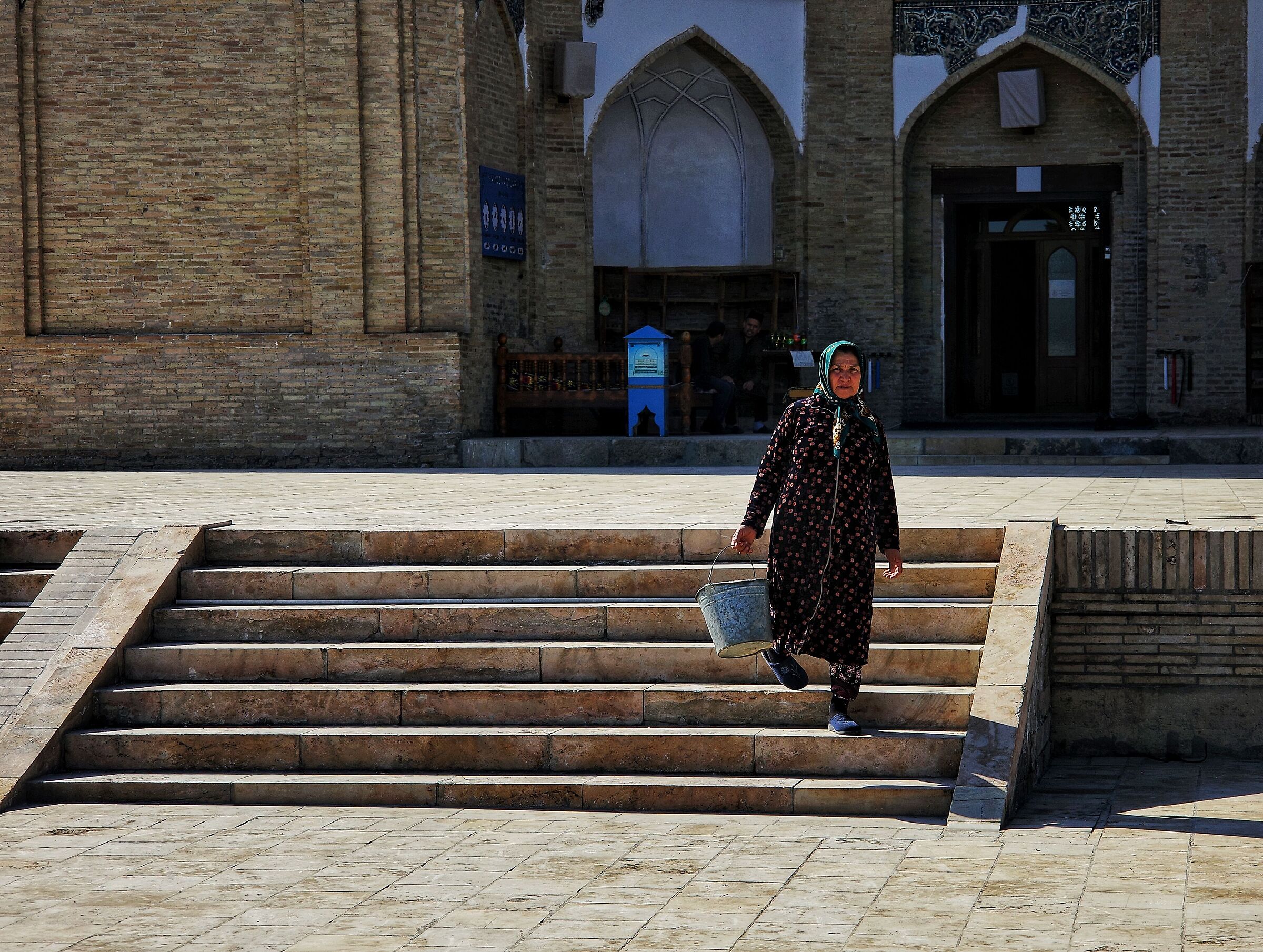 Worker Bukhara Necropolis
