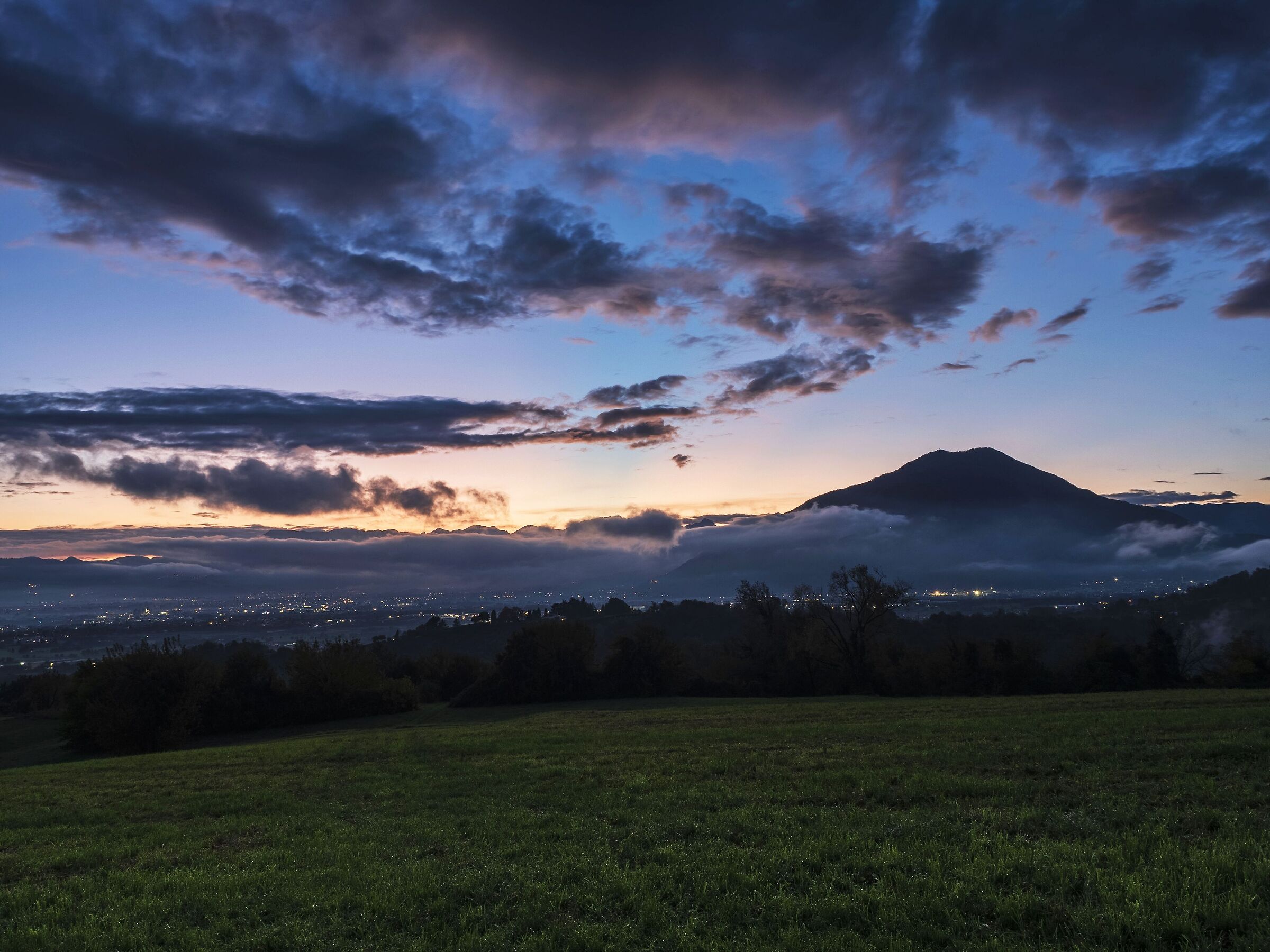 Dopo tanta pioggia, i colori del tramonto