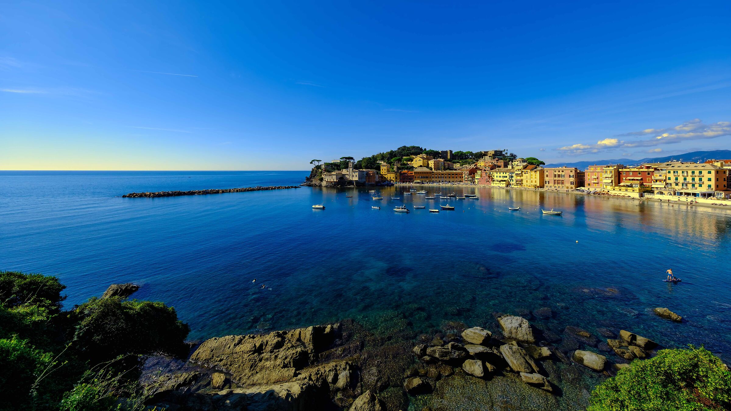 Quando il mare è una tavola blu.....
