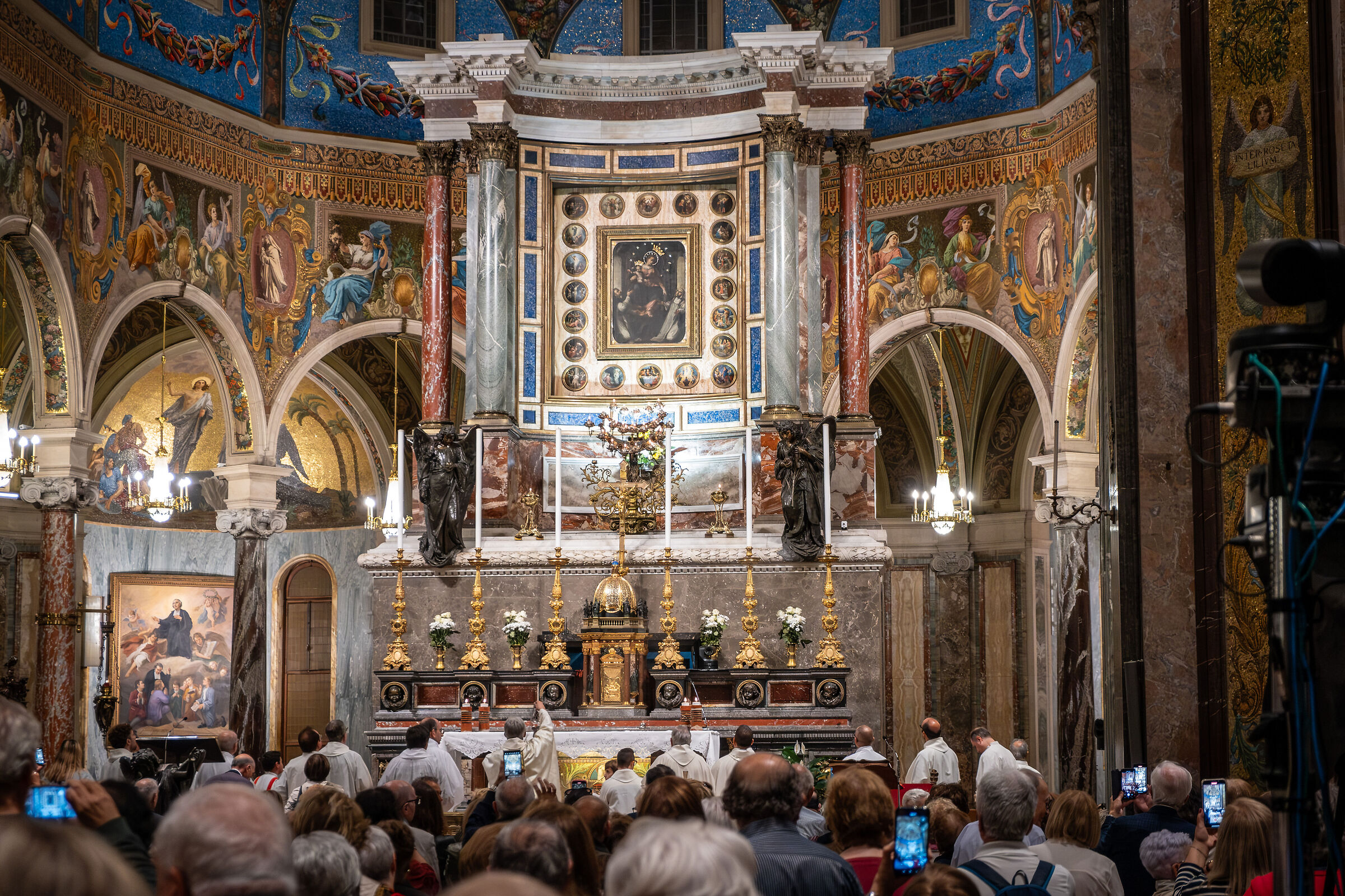 Benedizione del quadro della Vergine di Pompei