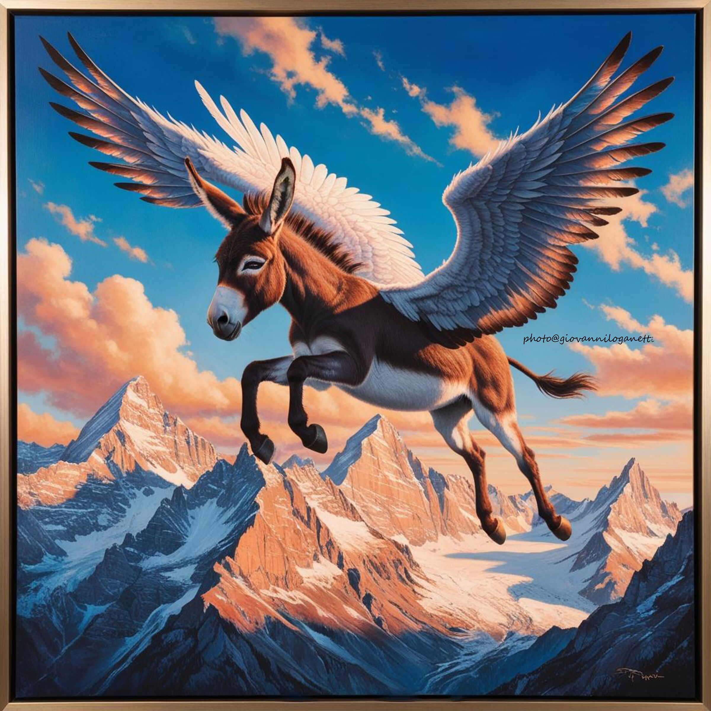 The donkey that flies