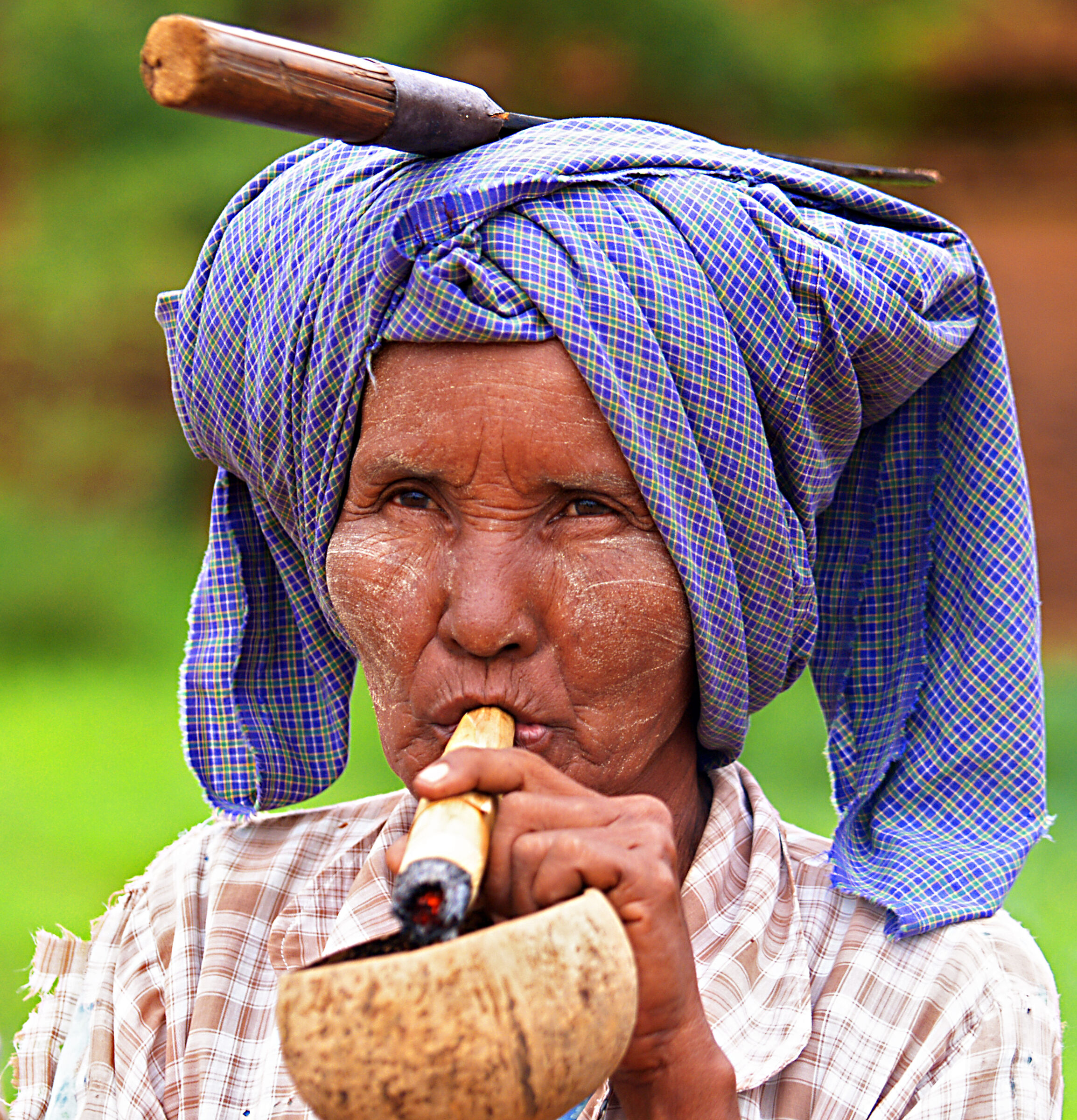 Burmese farmer