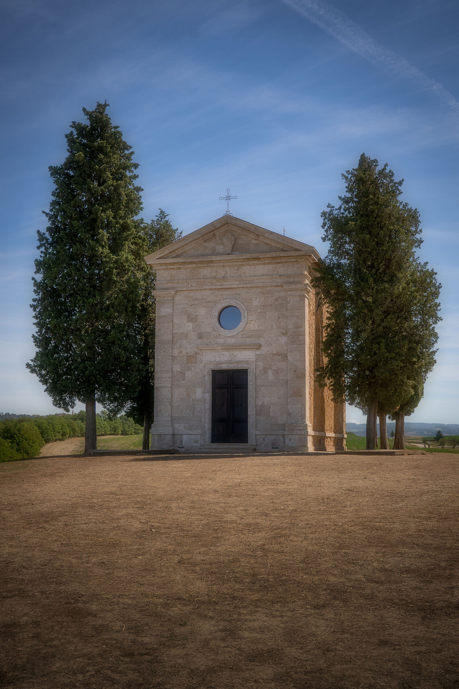 Chapel of the Madonna di Vitaleta - Val D'Orcia
