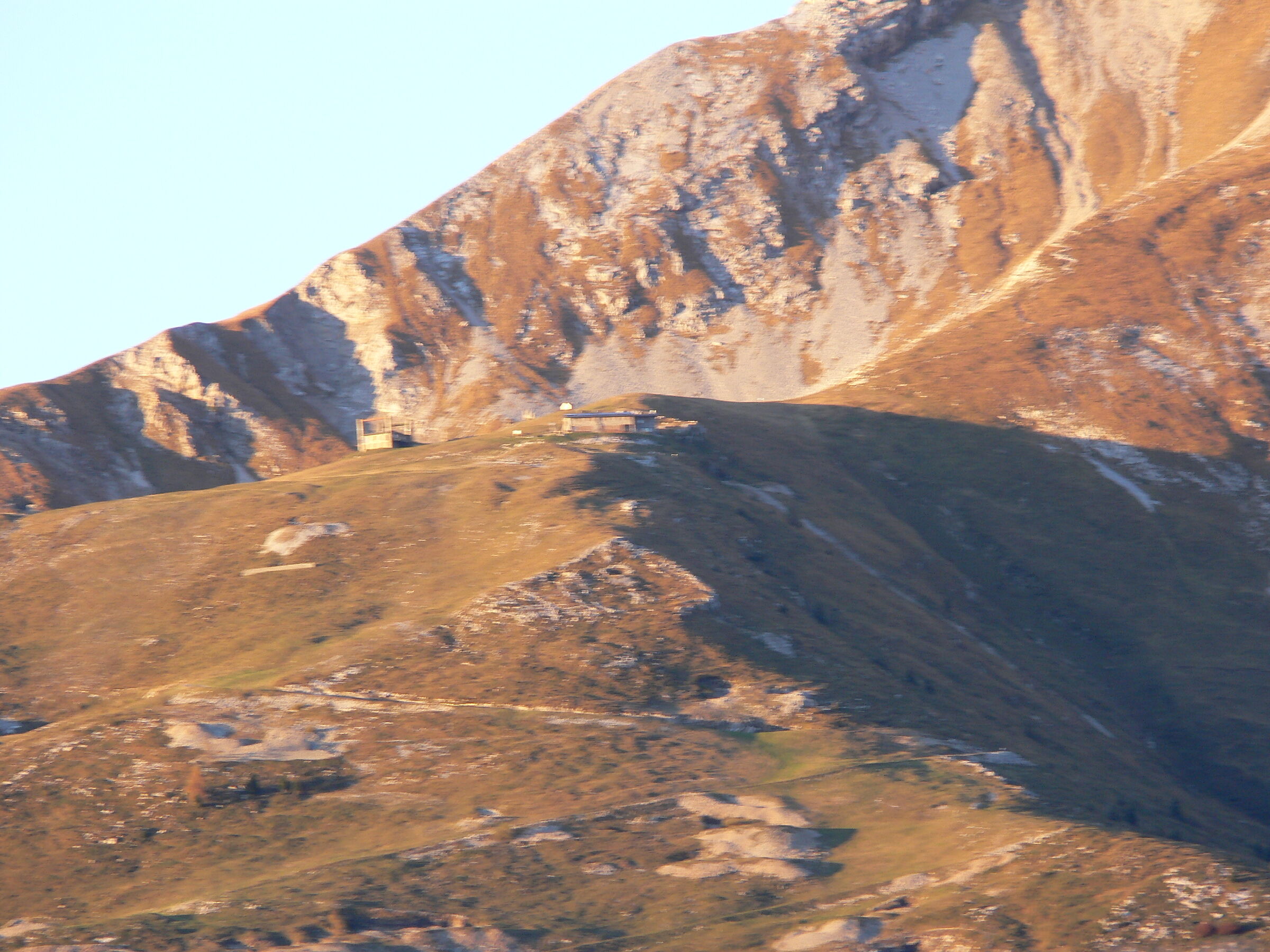 Autumn at 2,000 meters at sunset