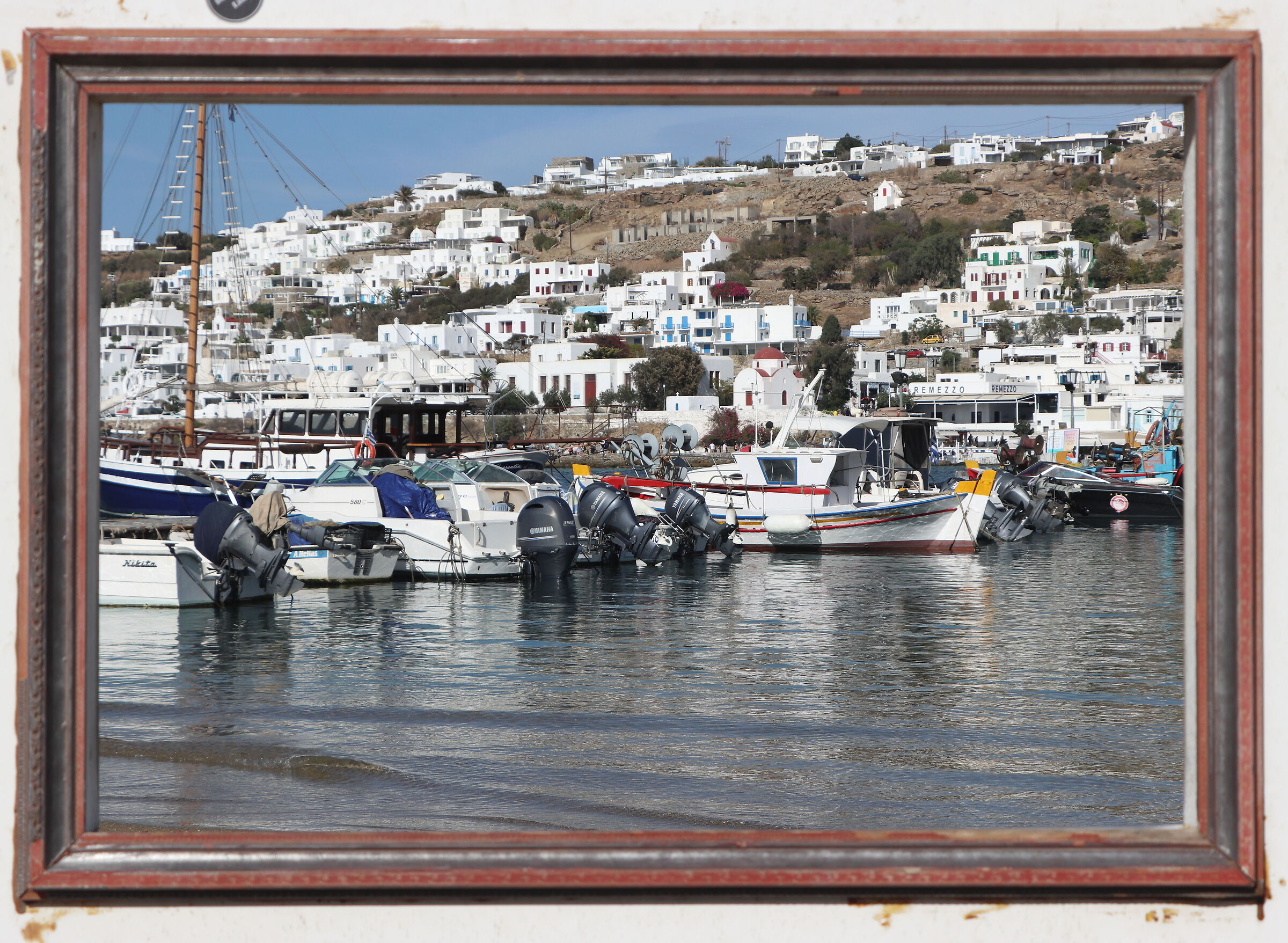 Boats in Mykonos