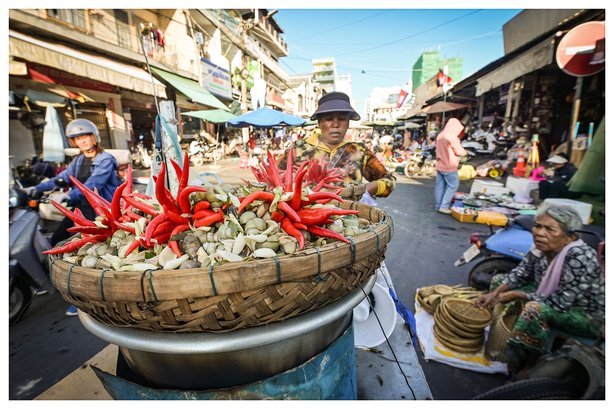 Russian market in Phnom Penh