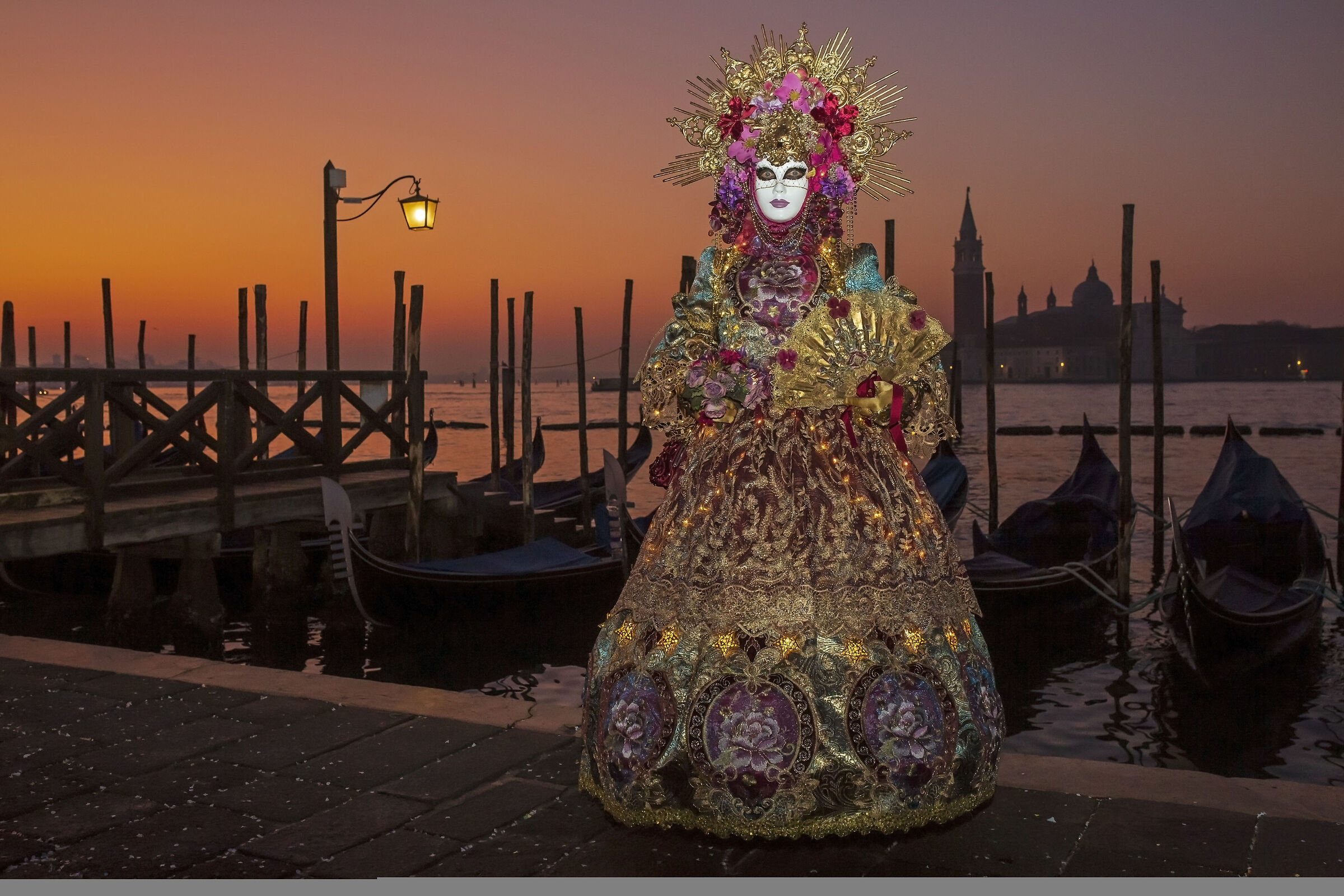 Mask at dawn