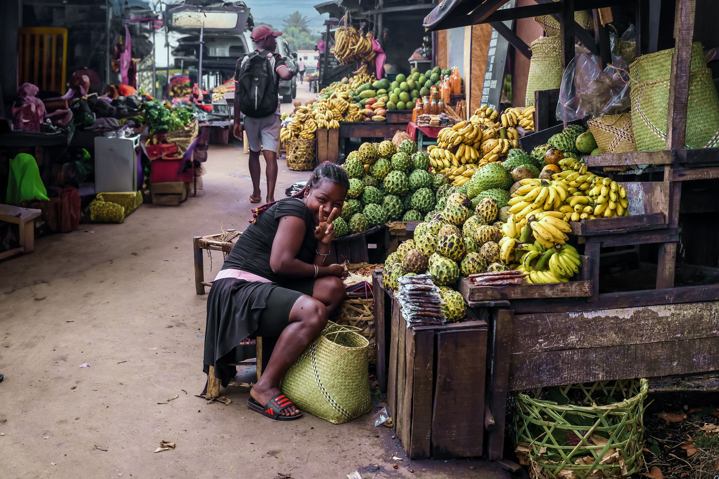 market in Madagascar