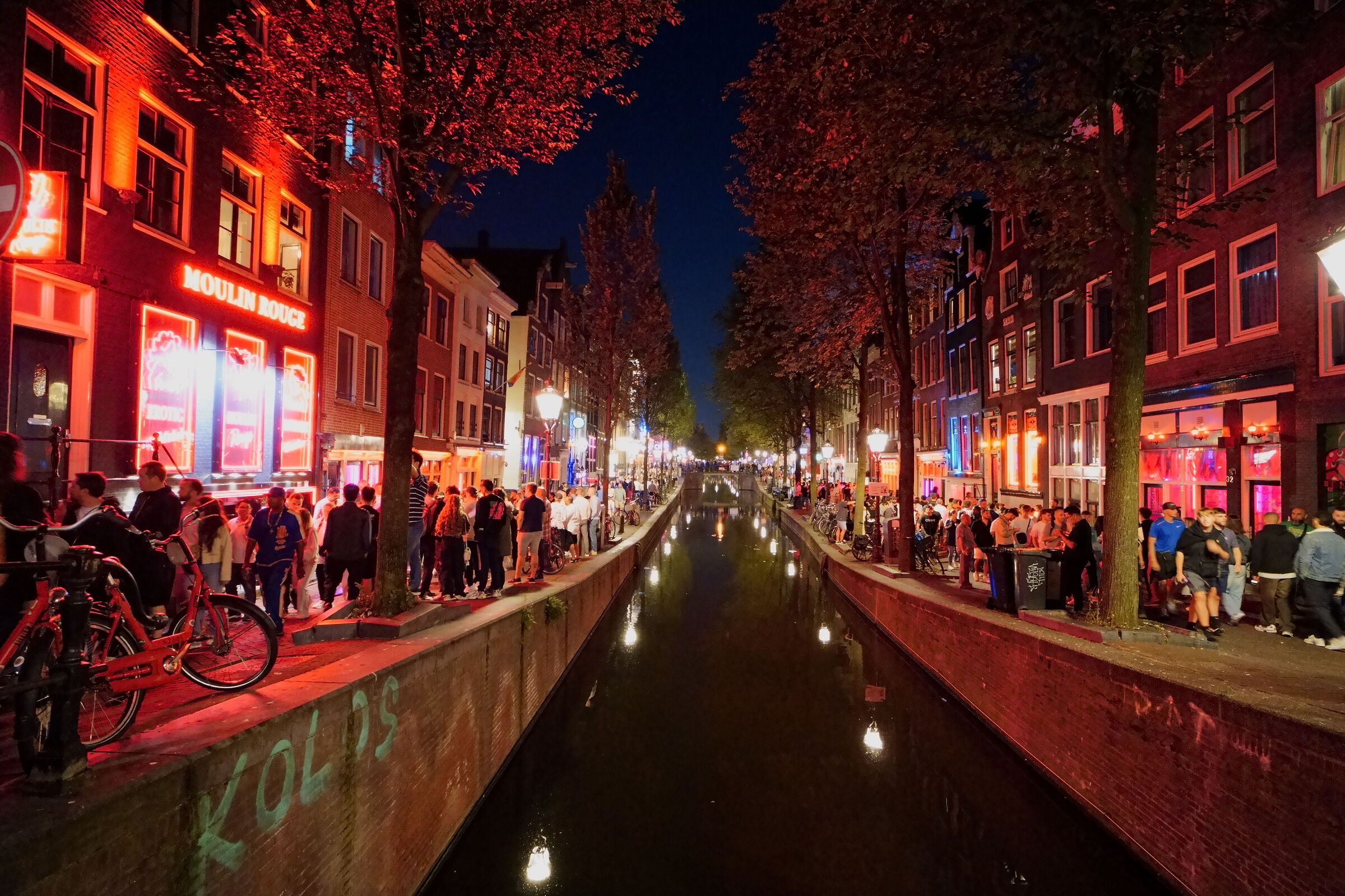 Amsterdam in red lights