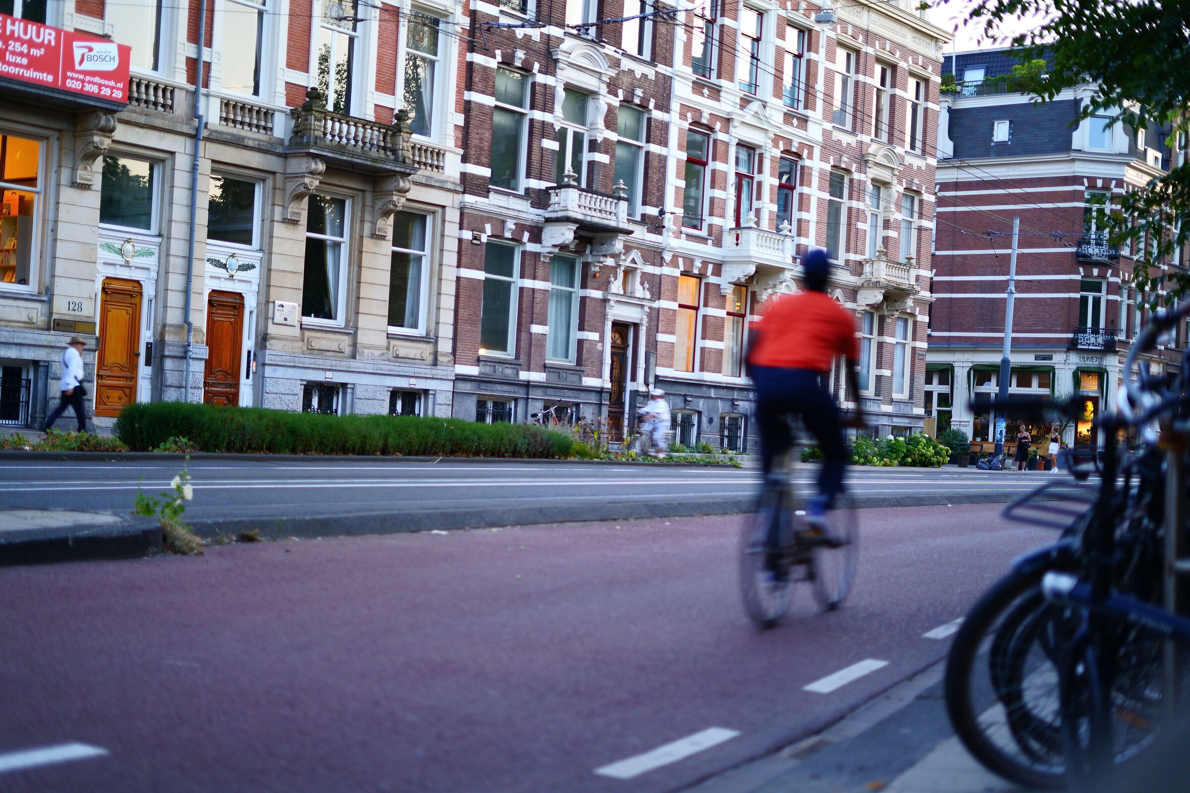 Cyclist in Amsterdam