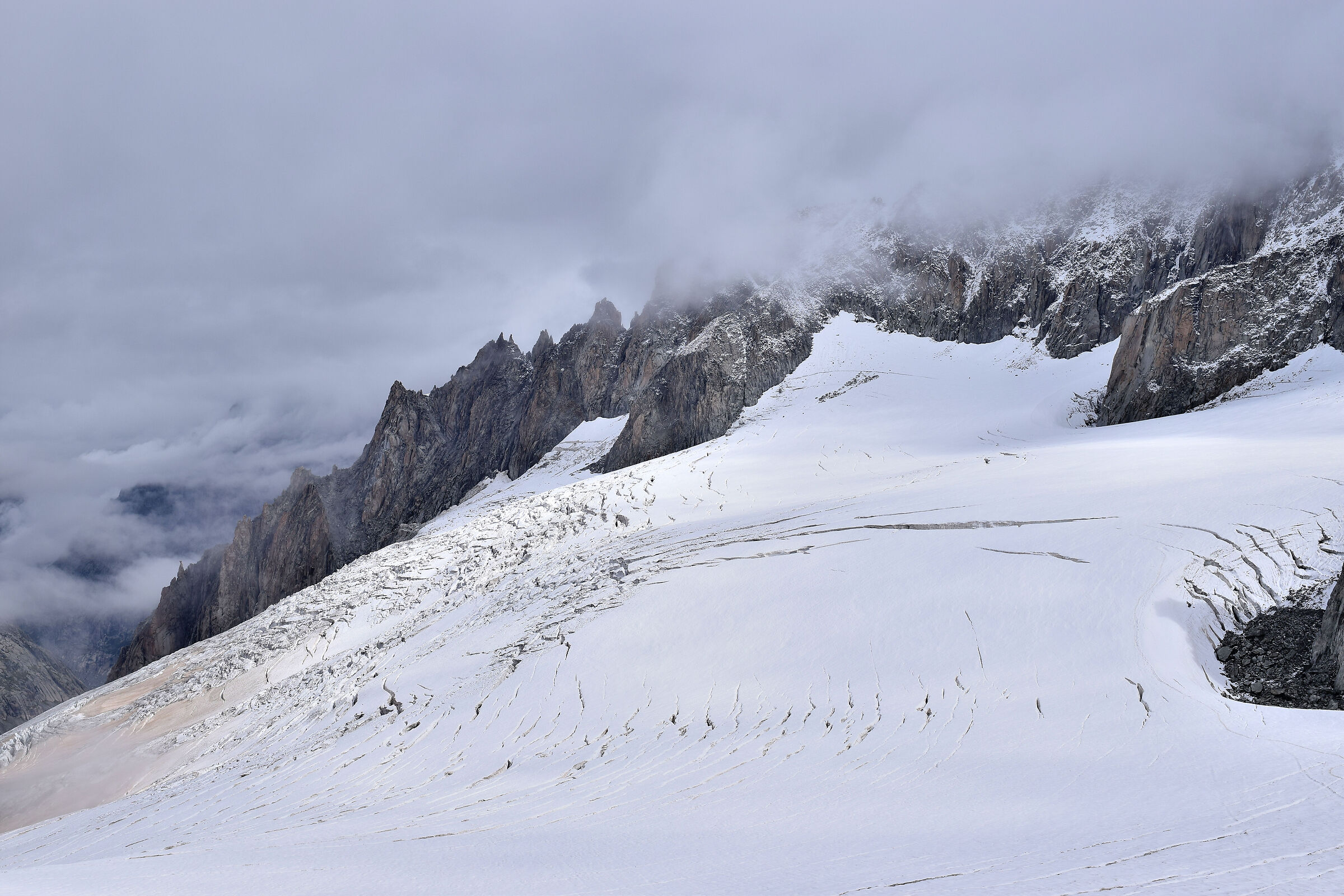 Mare di ghiaccio a Punta Helbronner