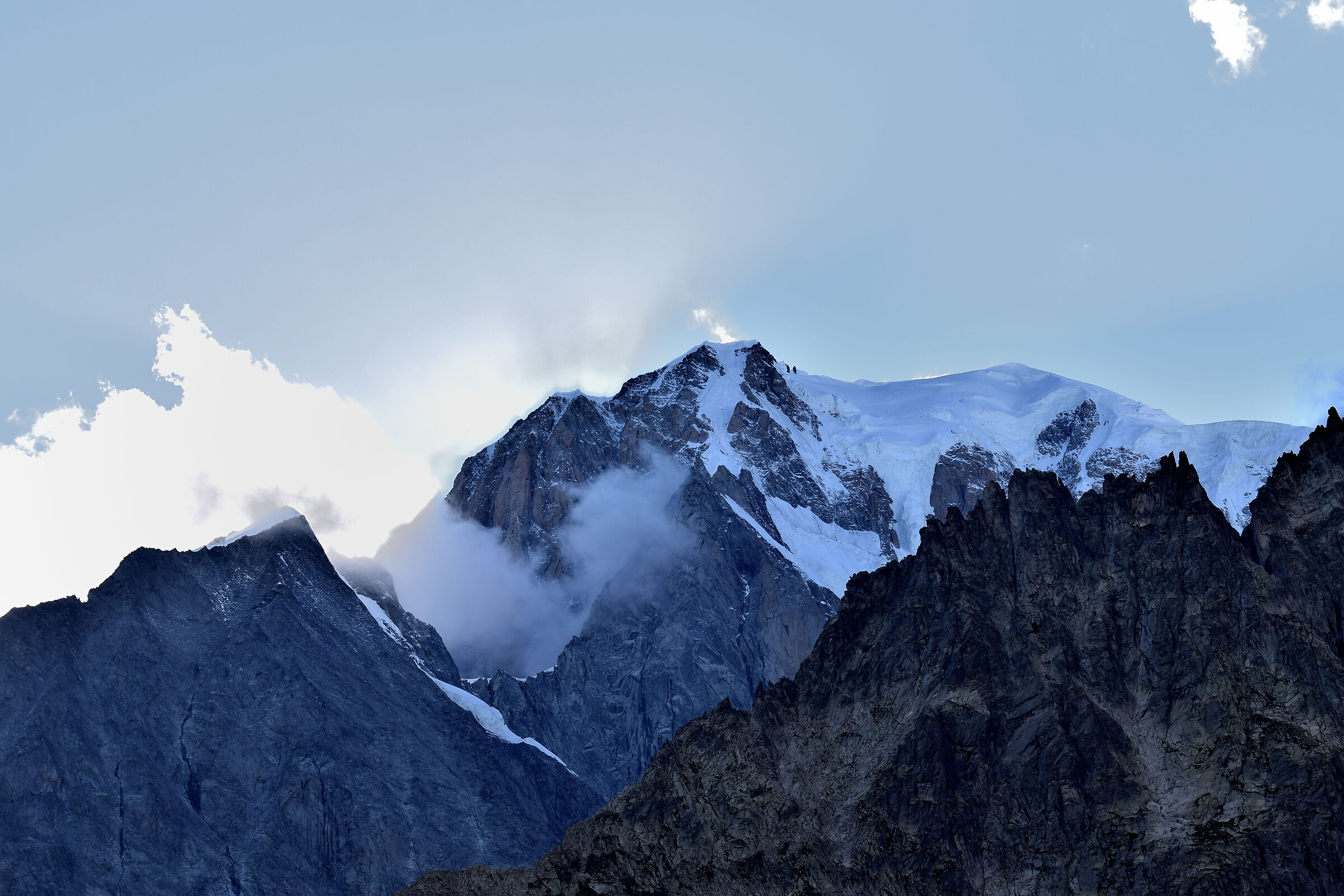 Monte Bianco al tramonto