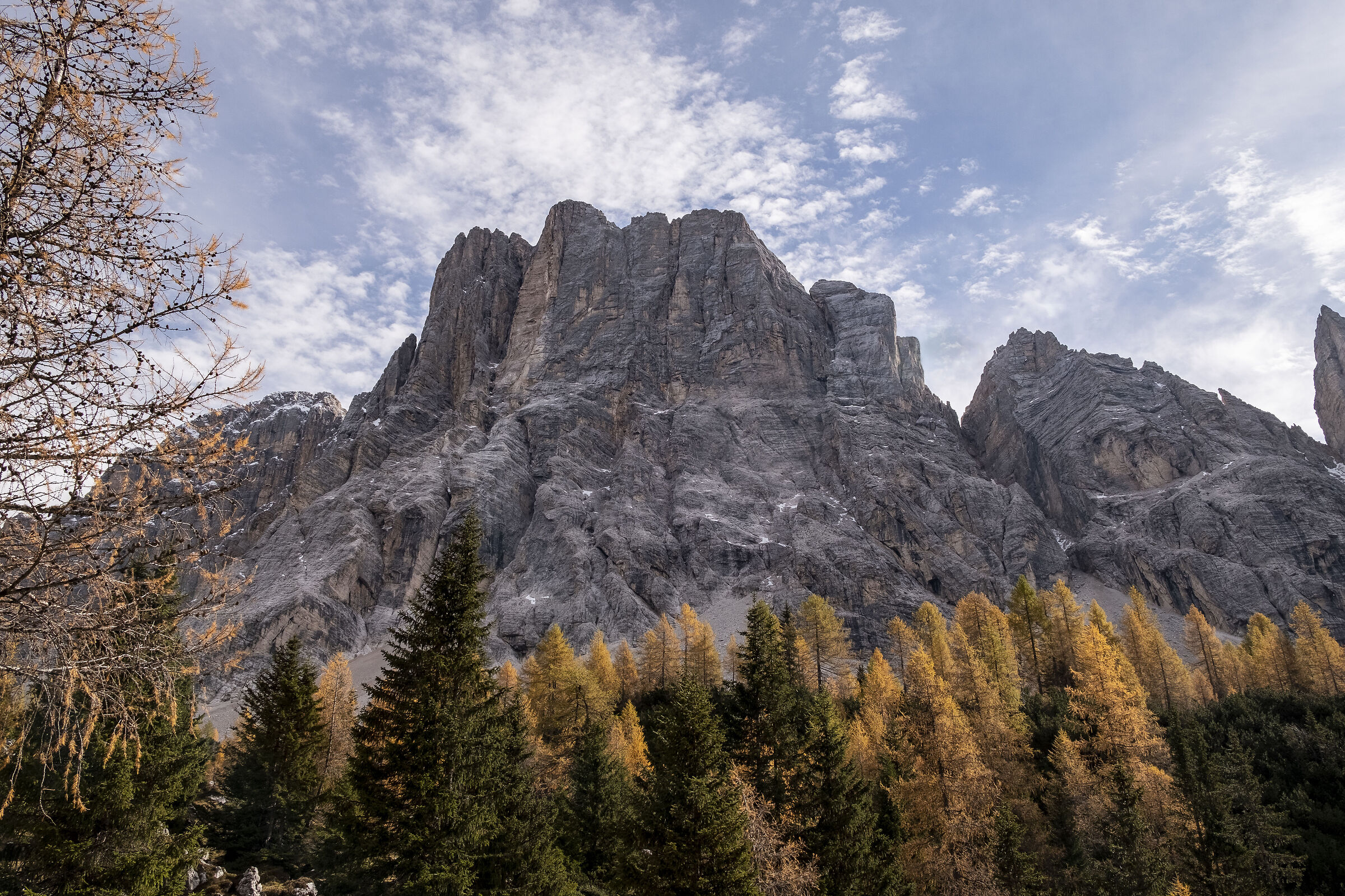Cima De Gasperi and small Civetta from the west