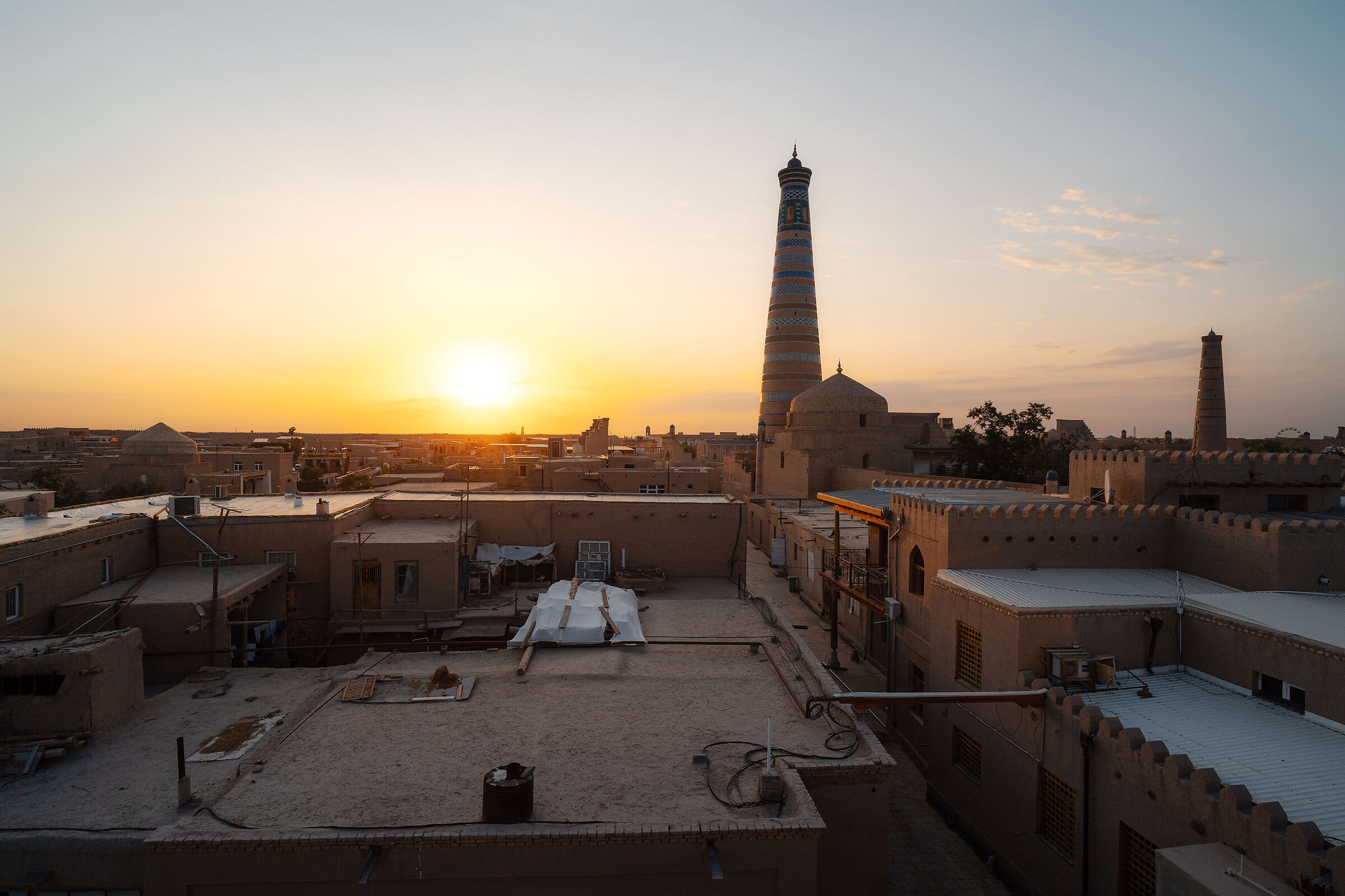 Sunset on Khiva