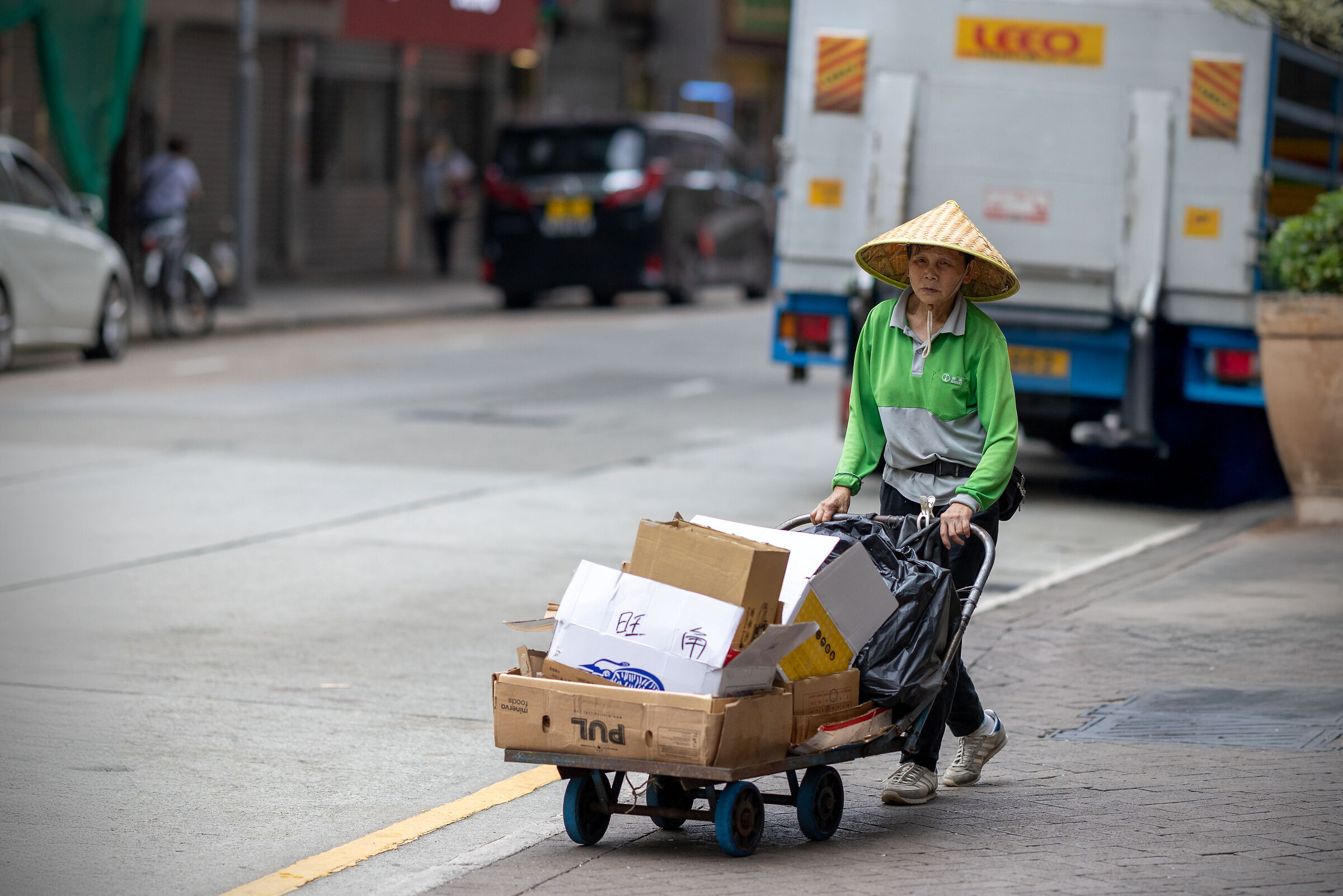 working hard for little