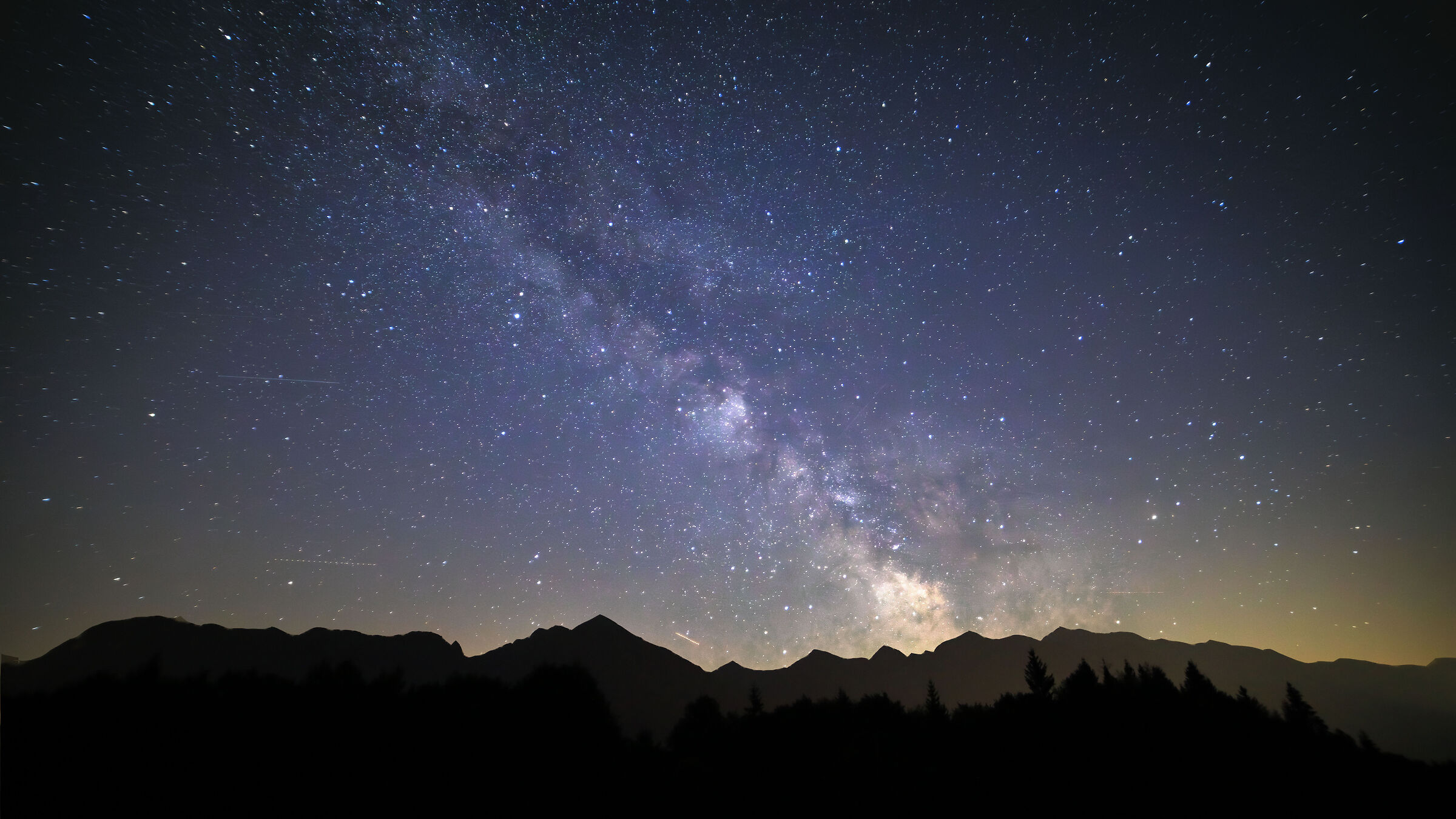 Rielaborazione della mia prima via lattea