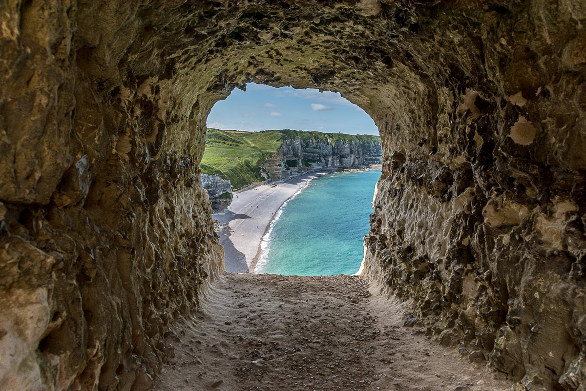 Etretat, overlooking the beach of Antifer