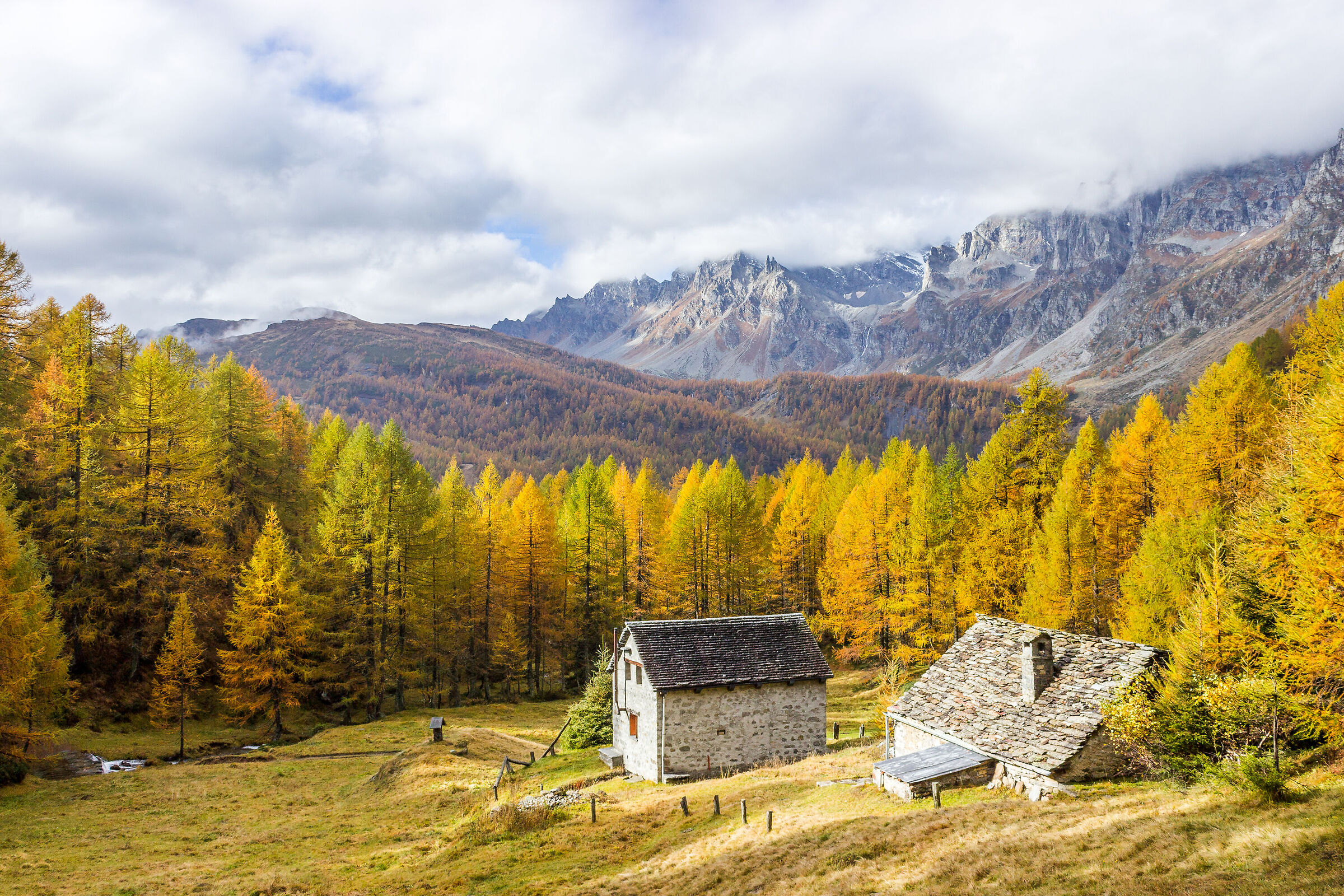 Ottobre all'Alpe Devero.