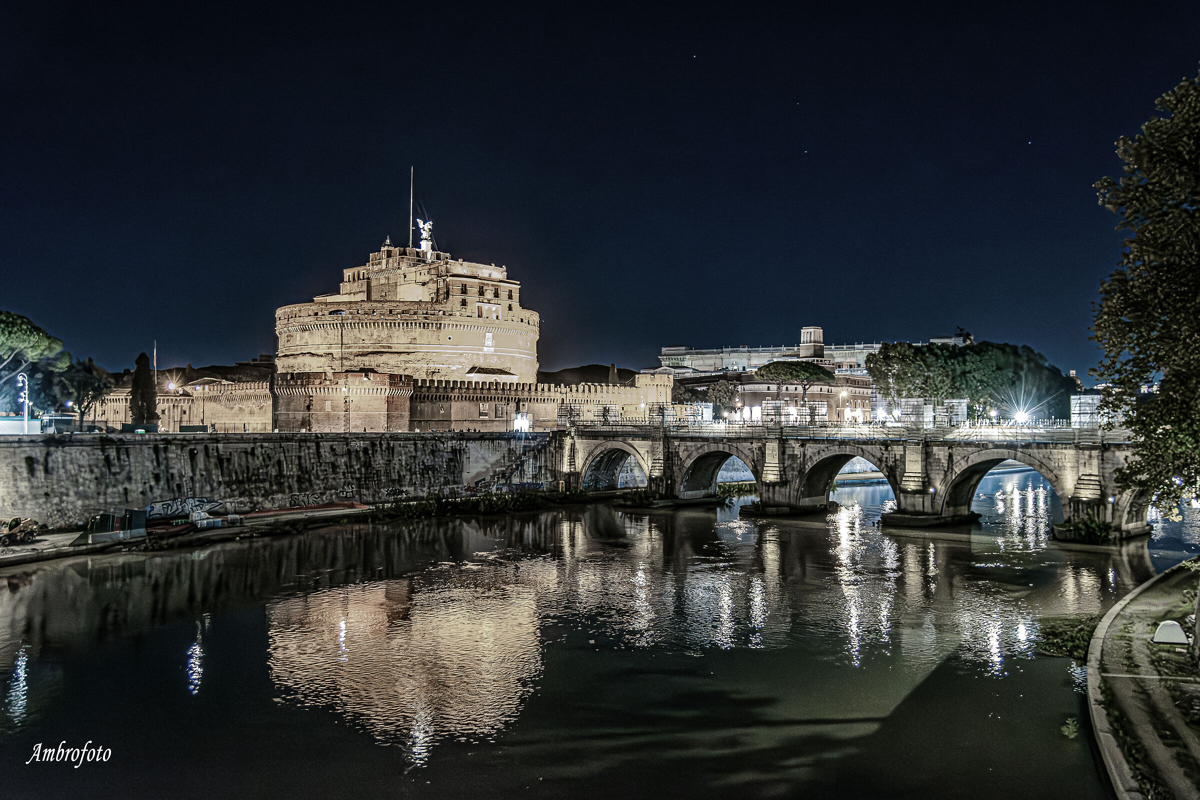 Castel Sant'Angelo by night