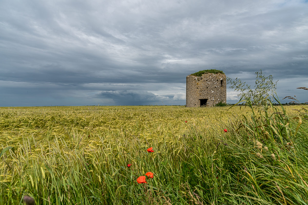 Rudere di mulino in Normandia