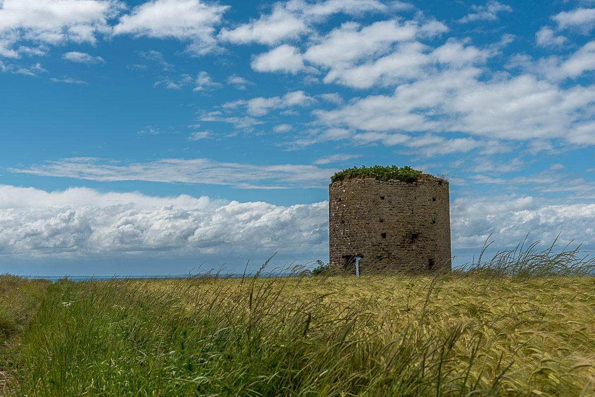 Rudere di mulino in Normandia