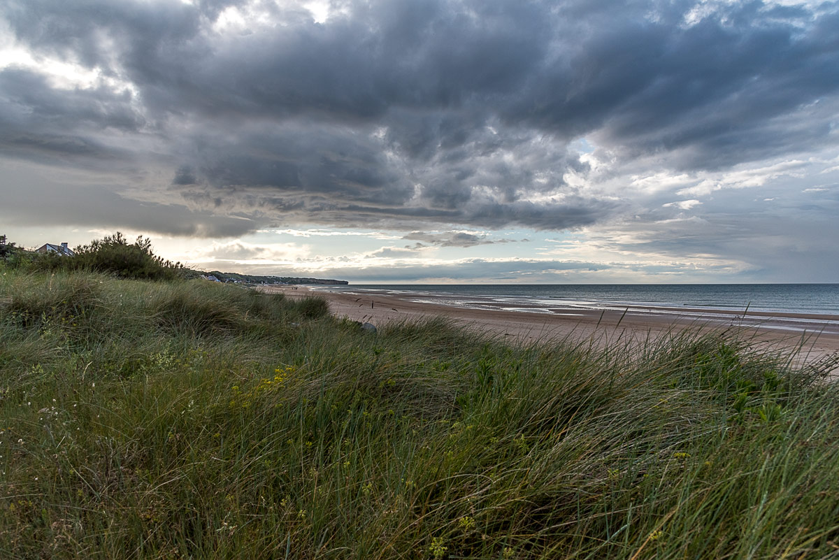 Sunset over Omaha Beach