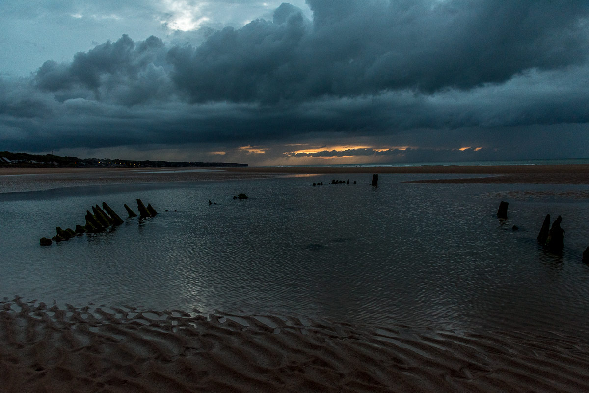 Sunset over Omaha Beach 2