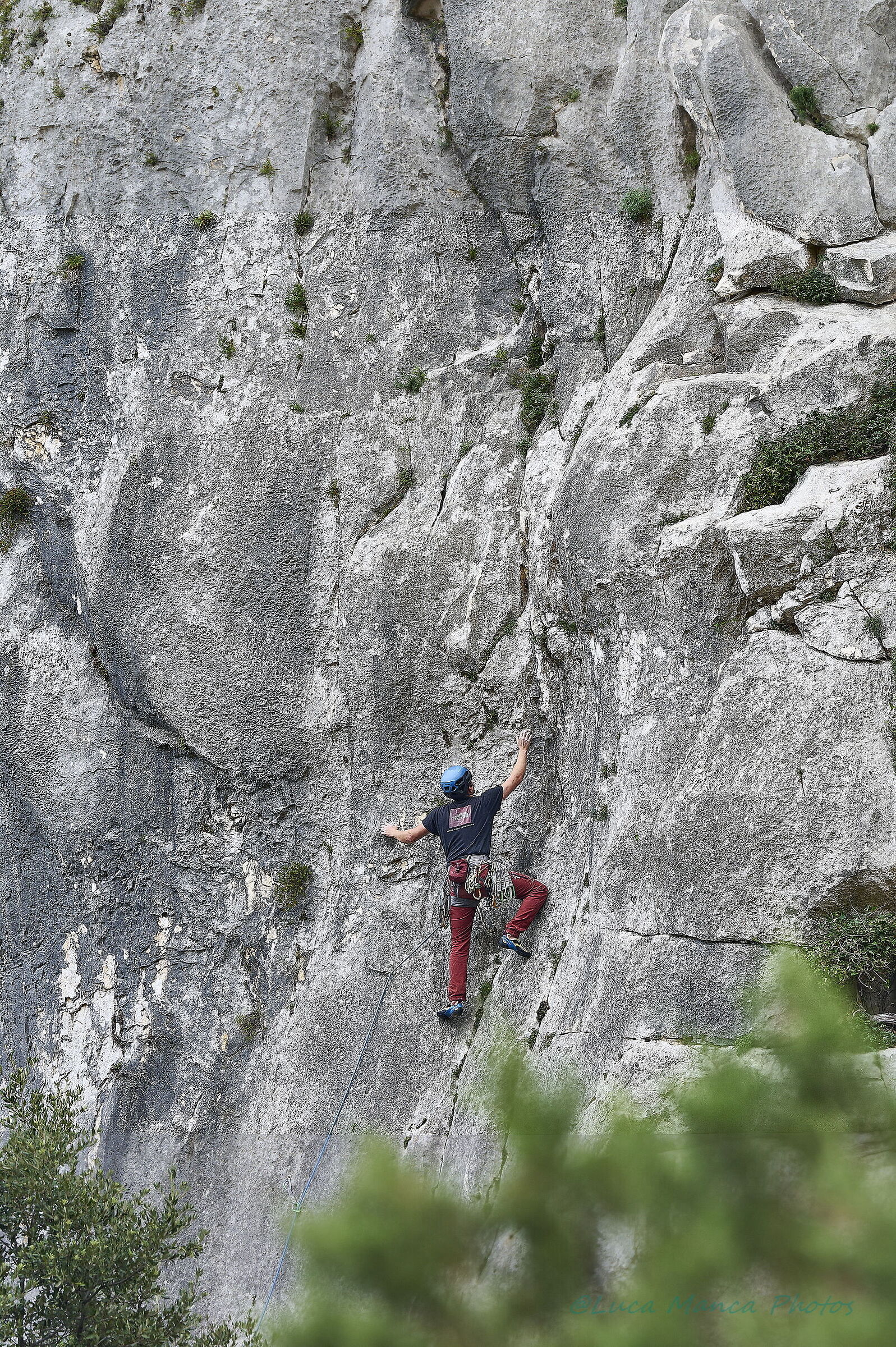 Climbing on Guglia di Cala Goloritze