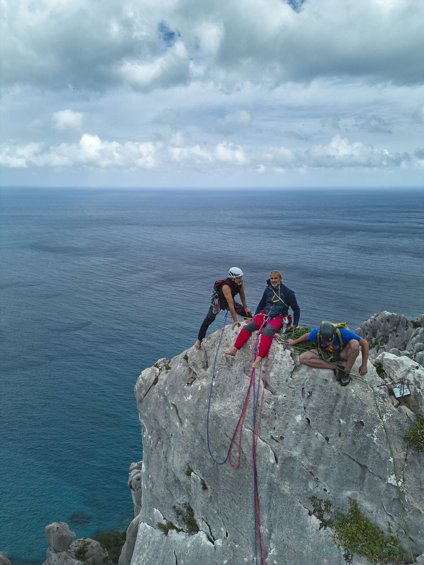 Climbing on Guglia di Cala Goloritze