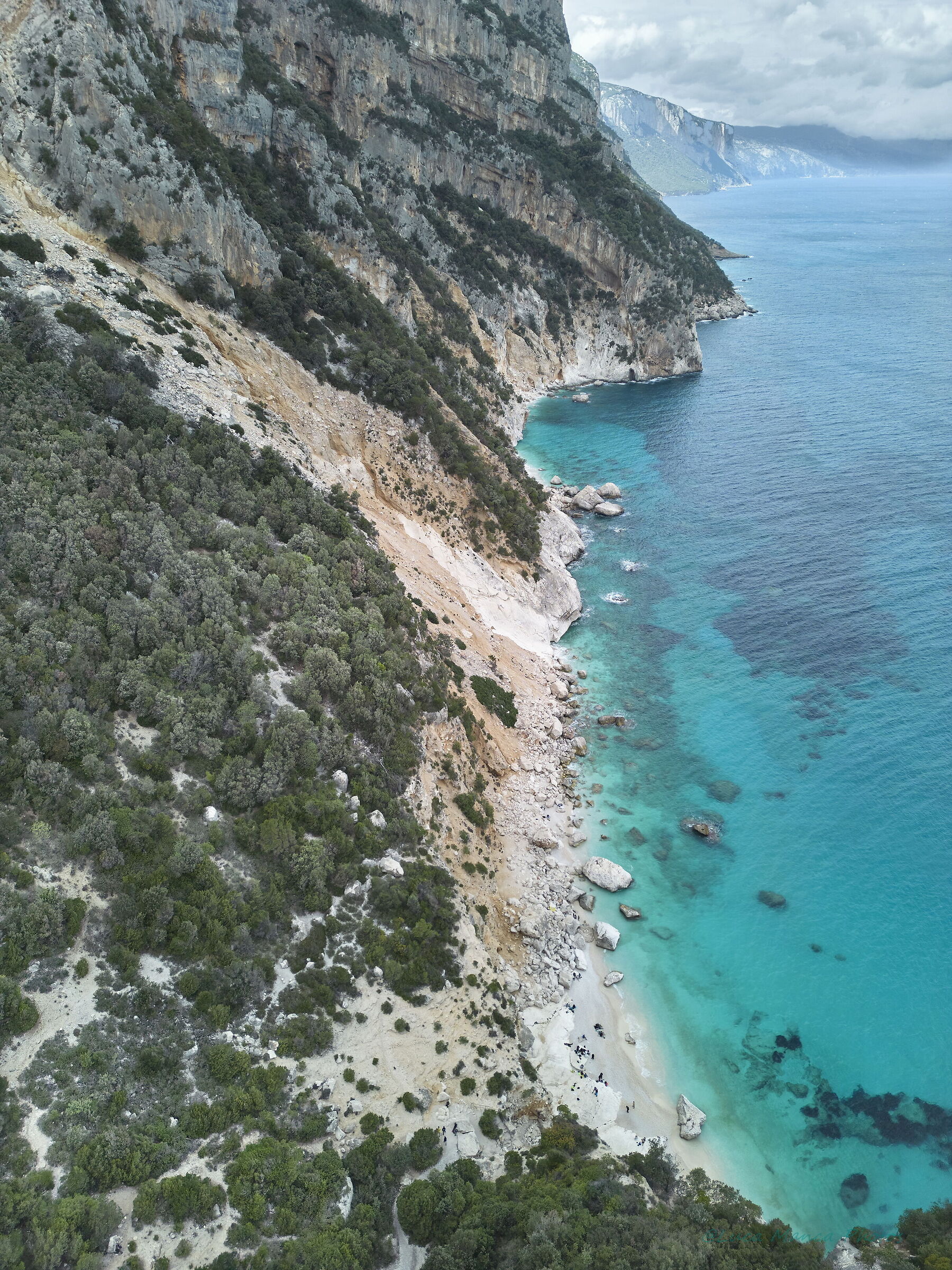 Climbing on Guglia di Cala Goloritze