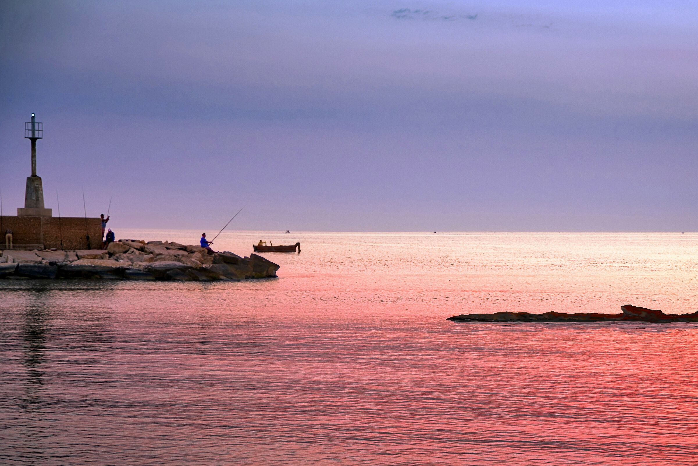 Fishermen at dawn
