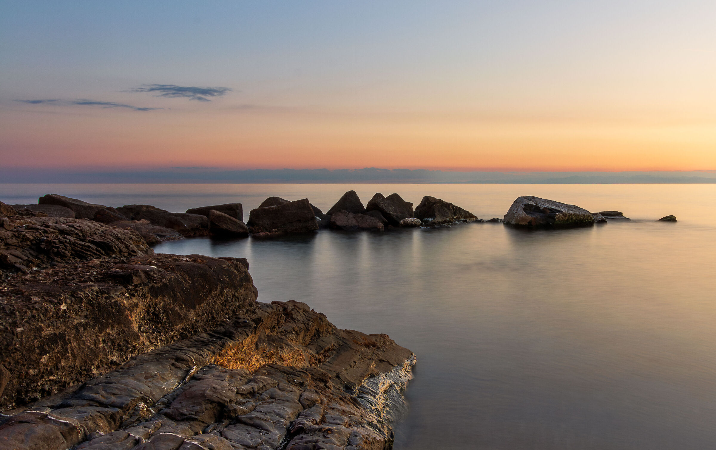 Cliffs seafront Camogli