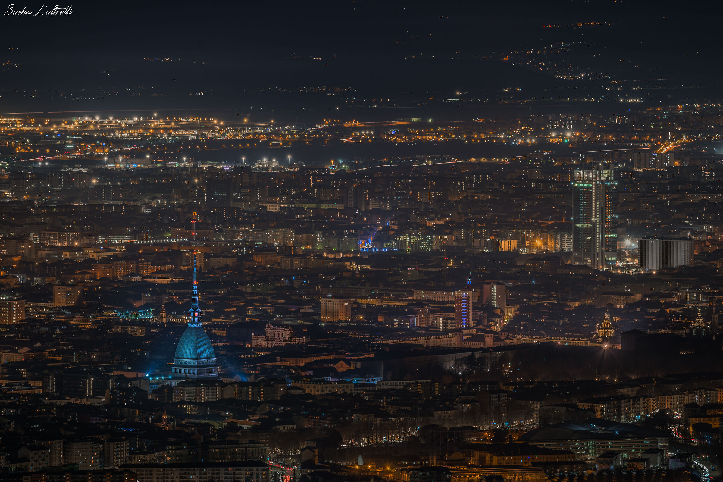 Turin by night