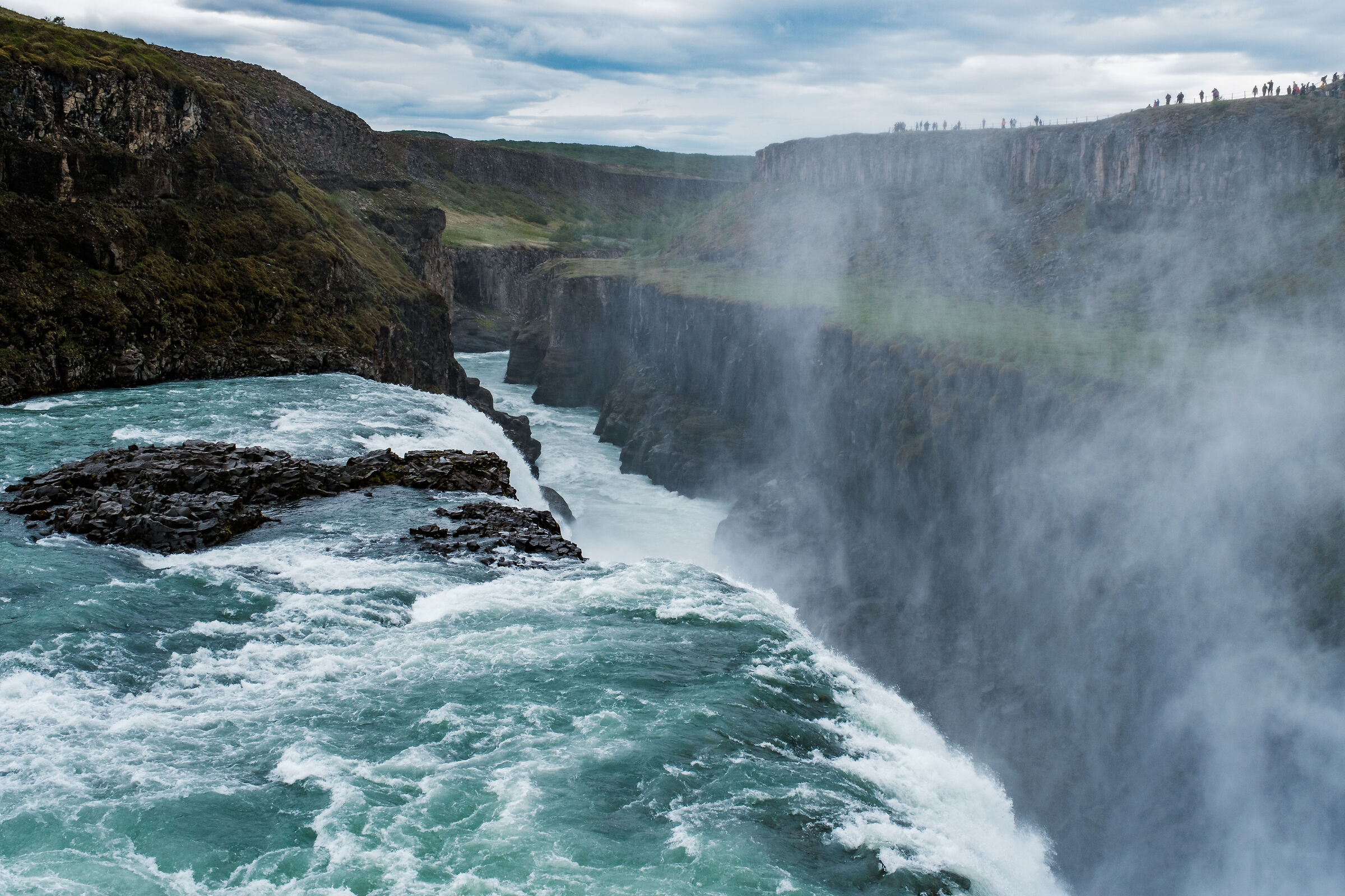 The Gulfoss Canyon