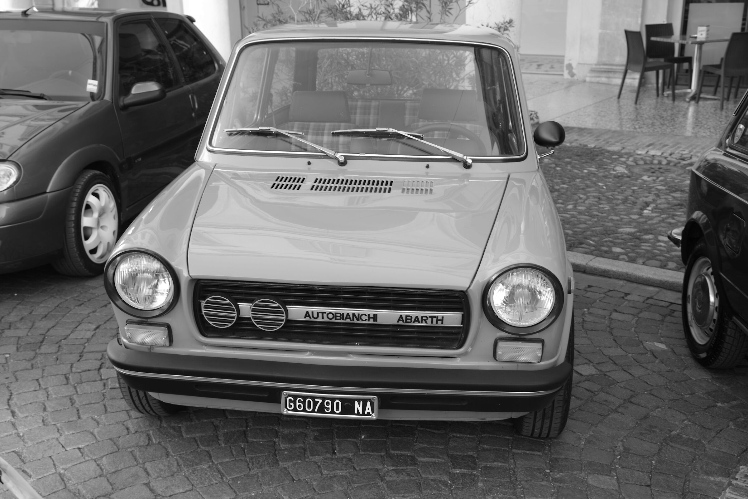 When the plates were in black and white