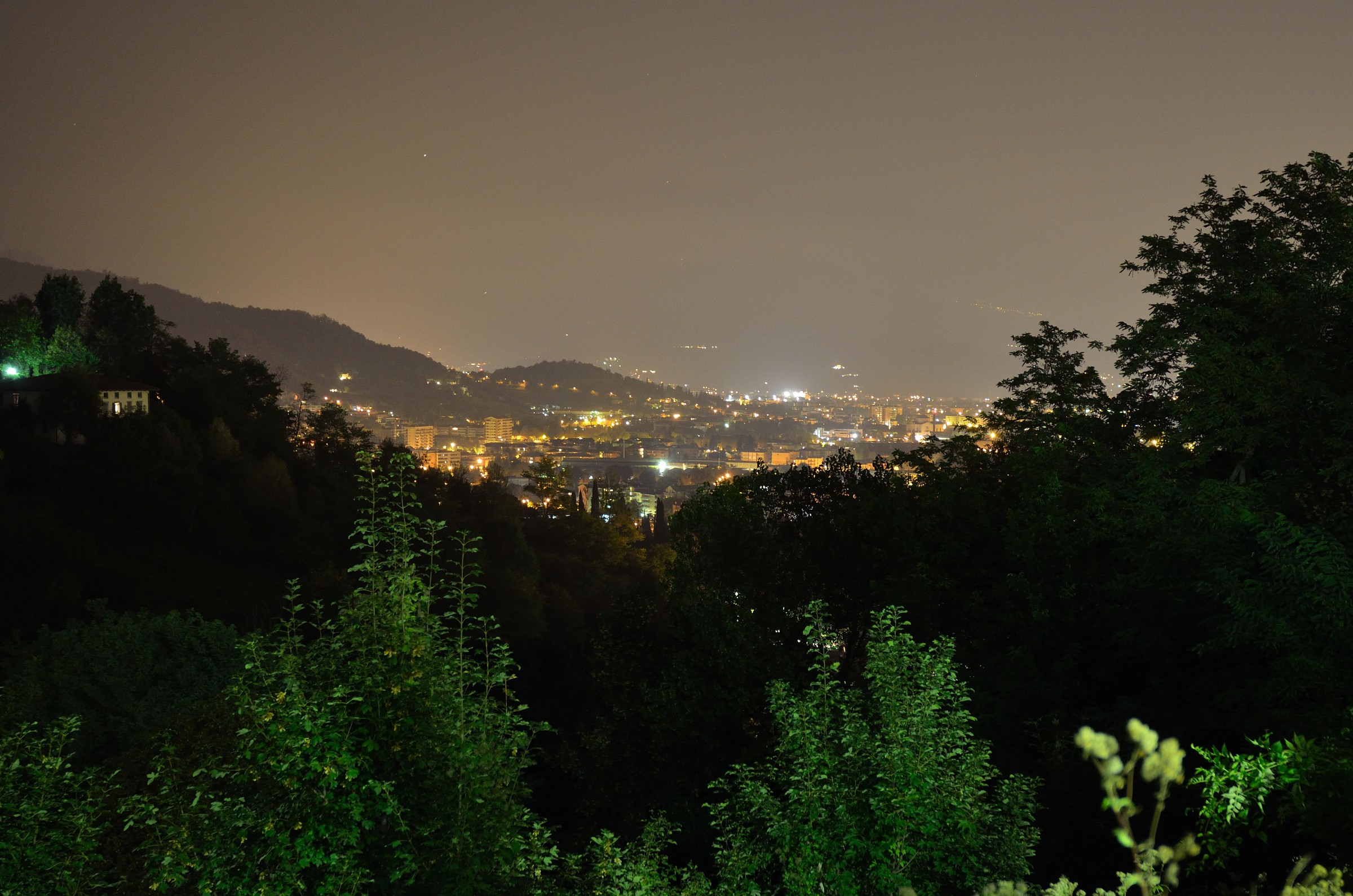 Bergamo Bergamo view from low-high