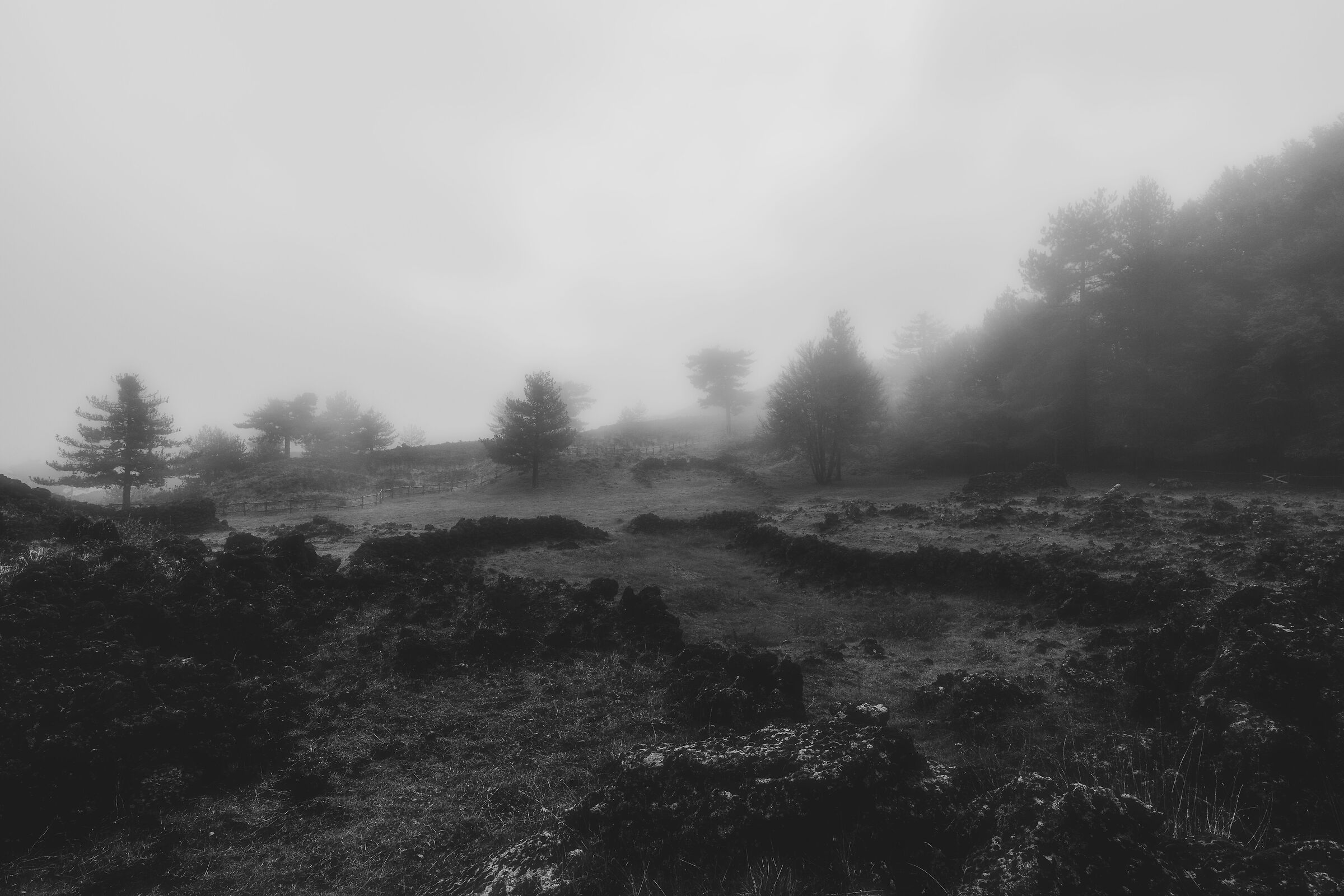 Abandoned sheepfold on Mount Etna