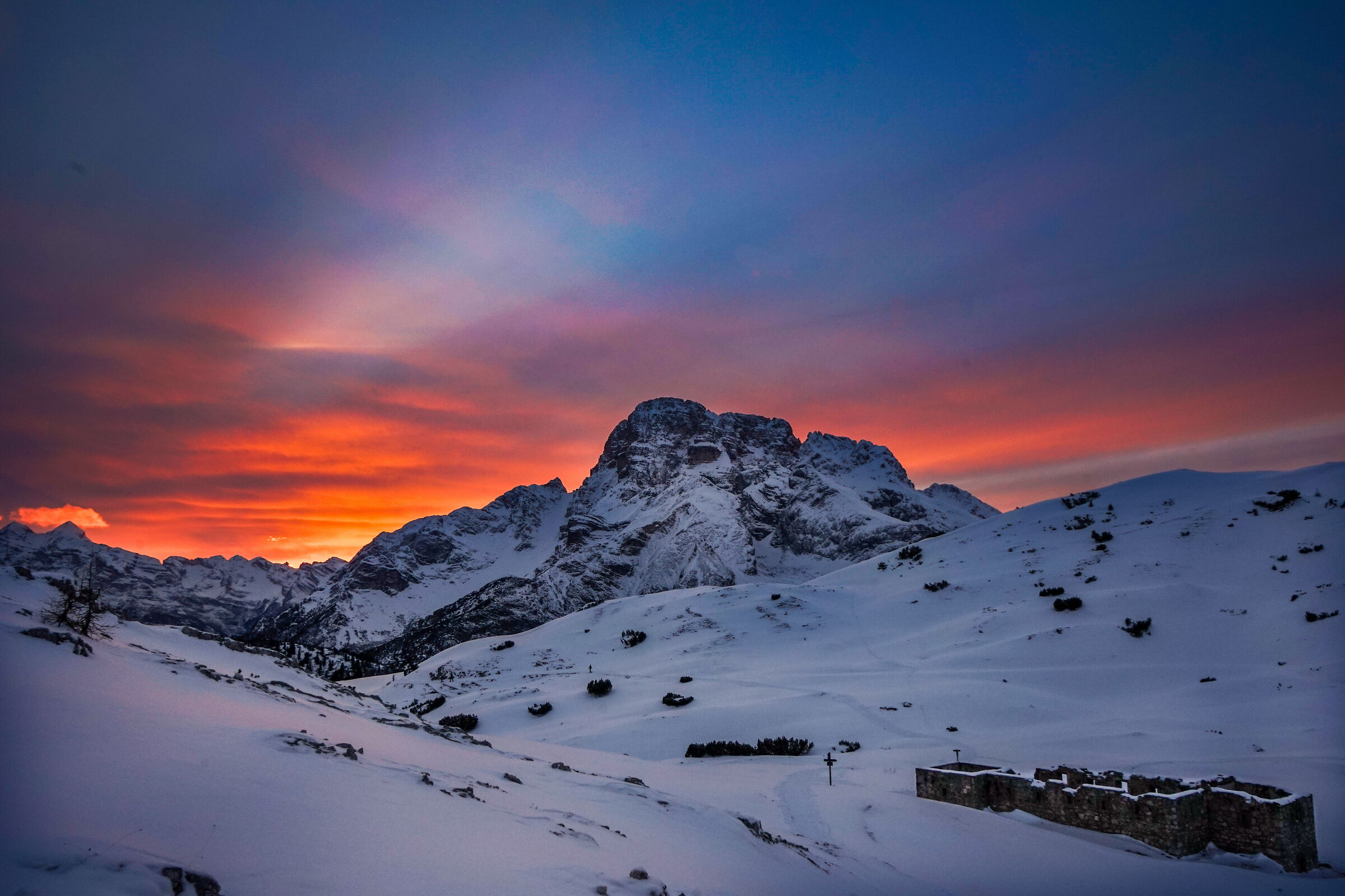 Tramonto invernale