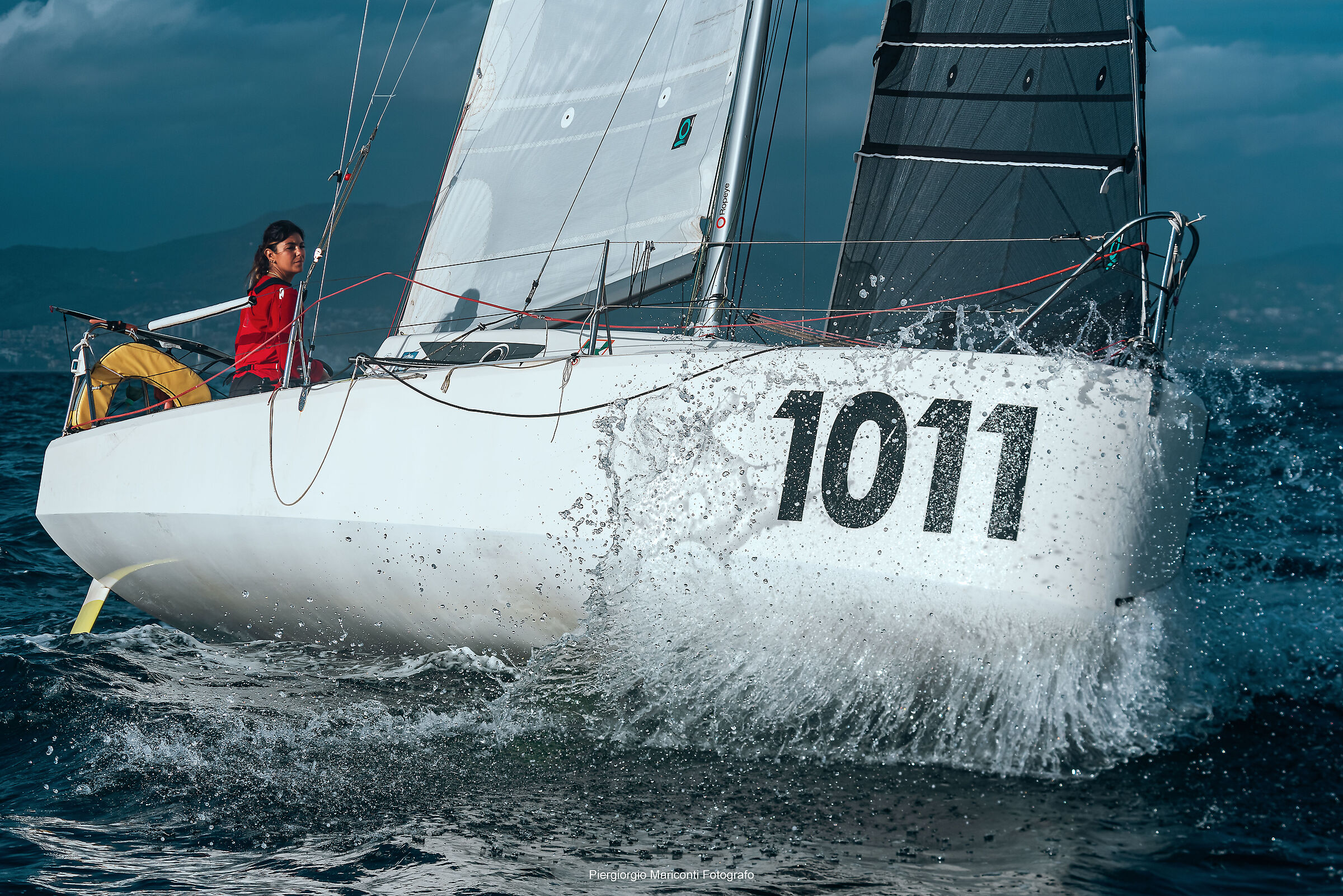 She's a solo sailor 1