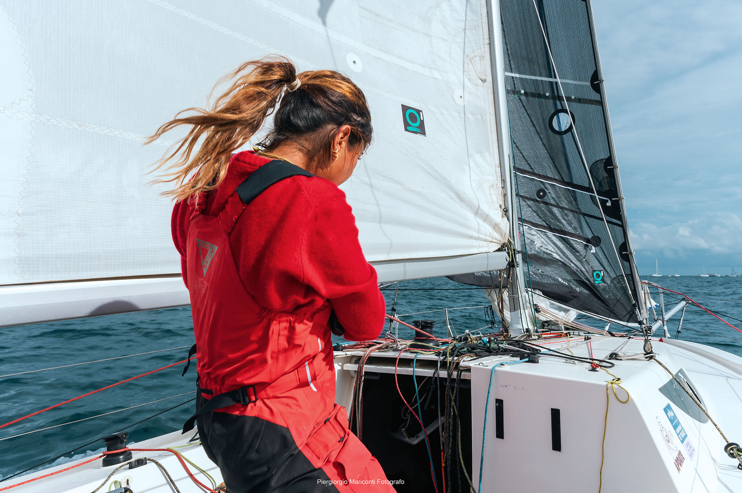 She's a solo sailor 7