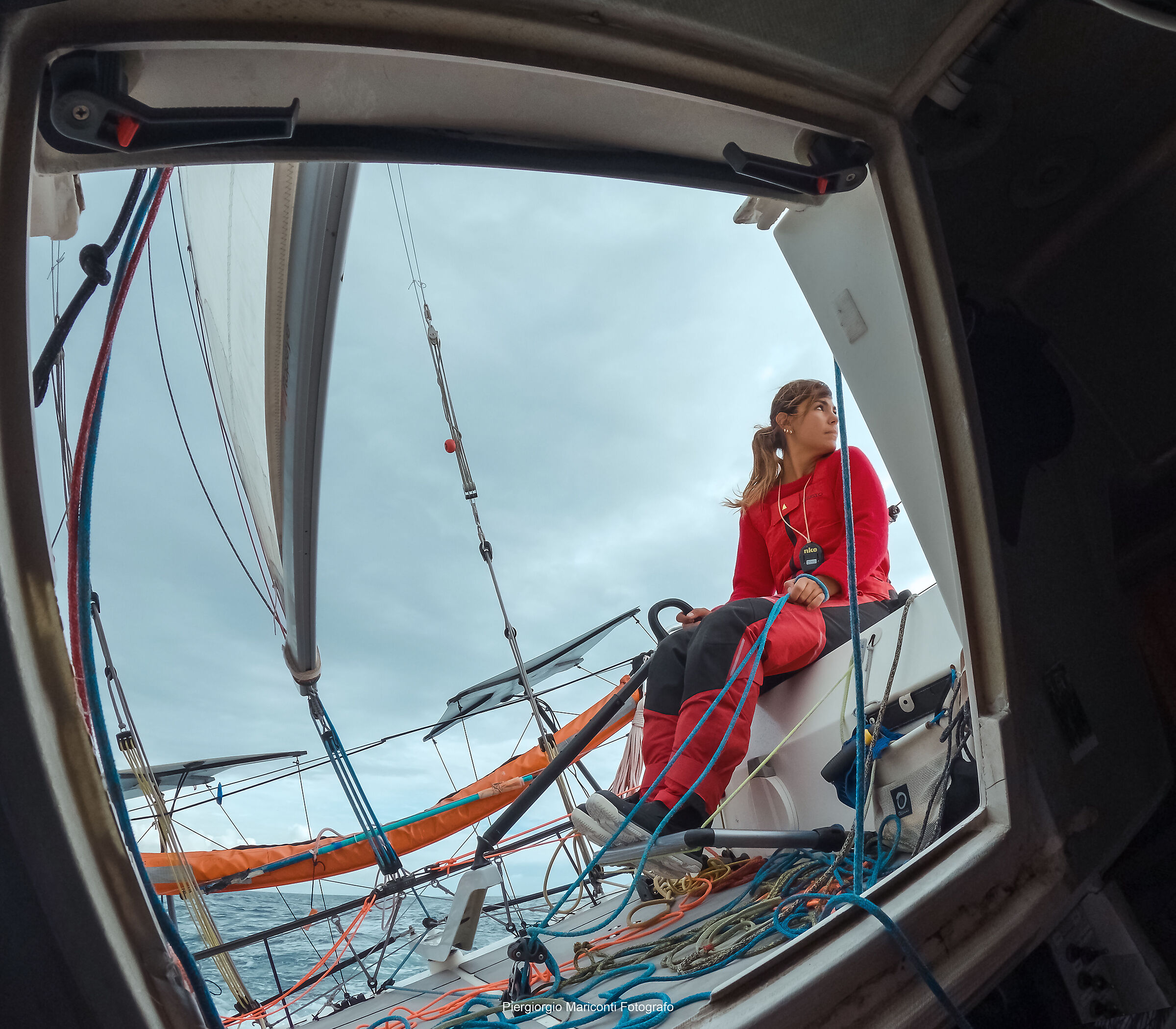 She's a solo sailor 8