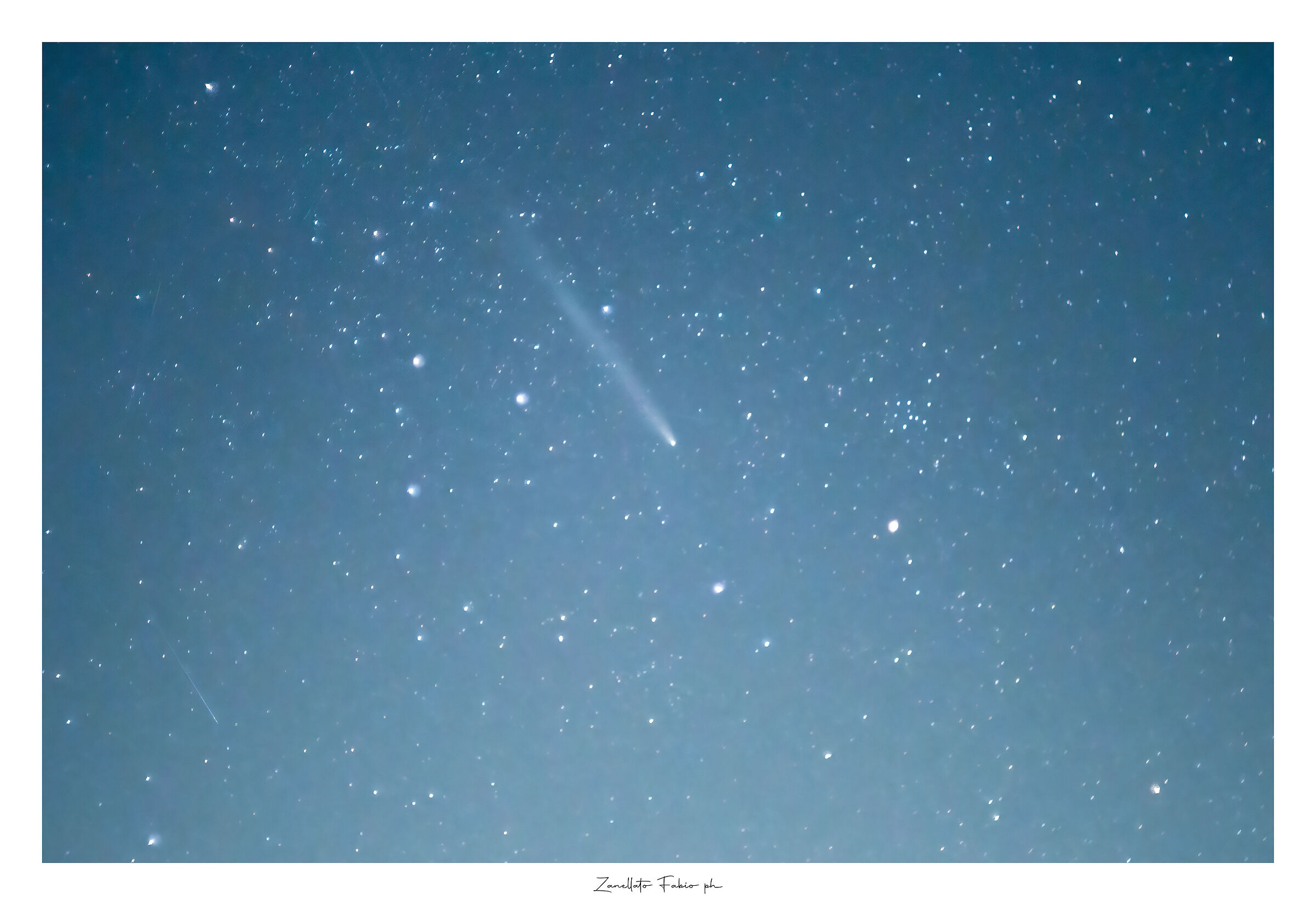 Comet c/2023 Atlas over the Po Delta Veneto 30.10.24